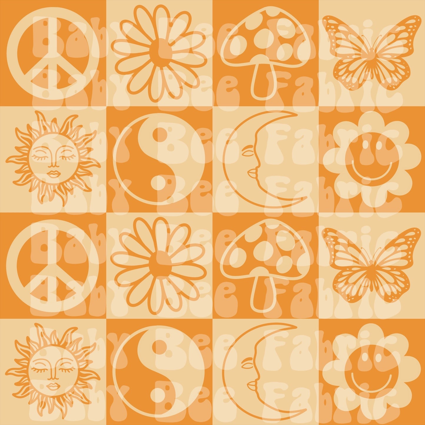 Checker Mix Orange