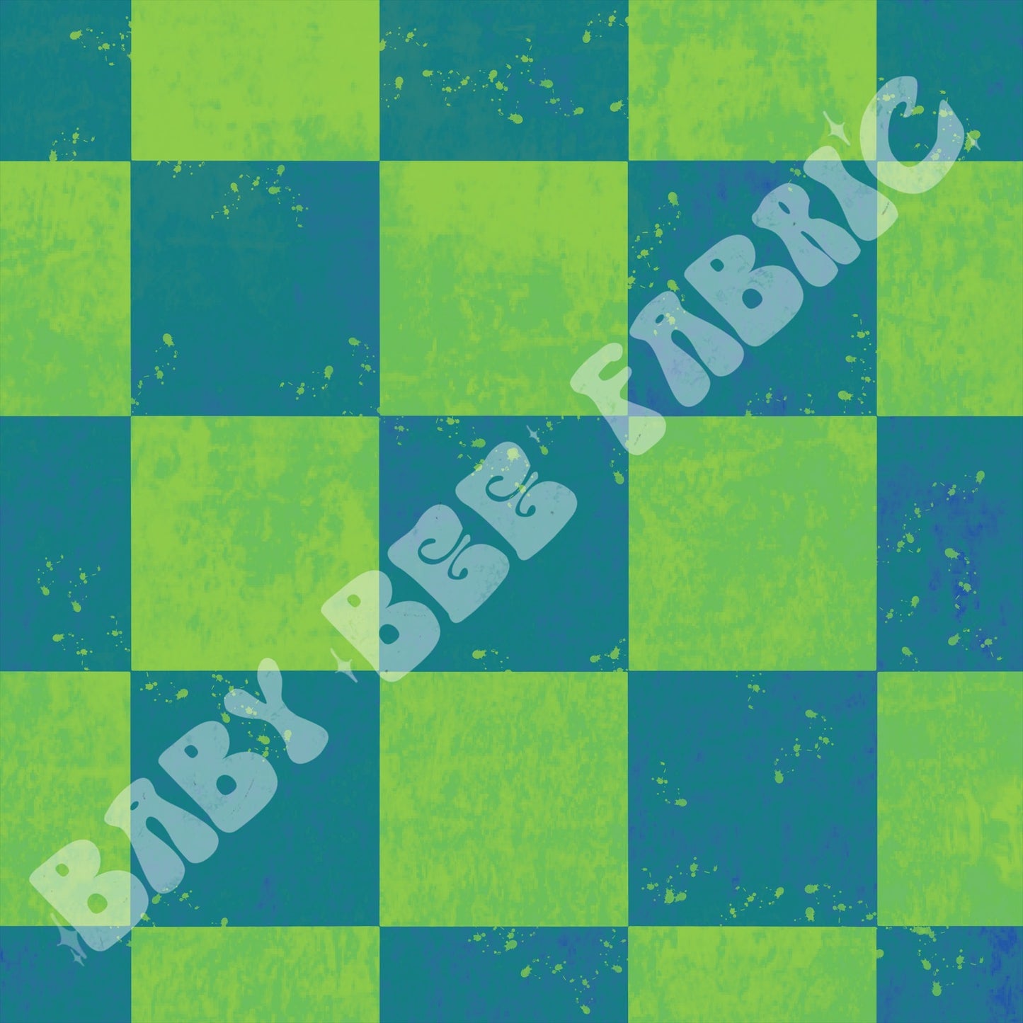 Super Blue Coord Blue and Green