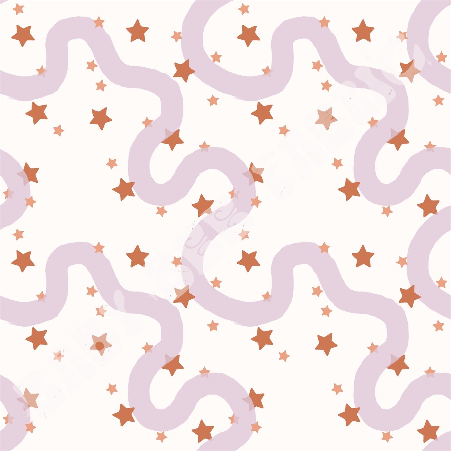 Boho Purple Stars