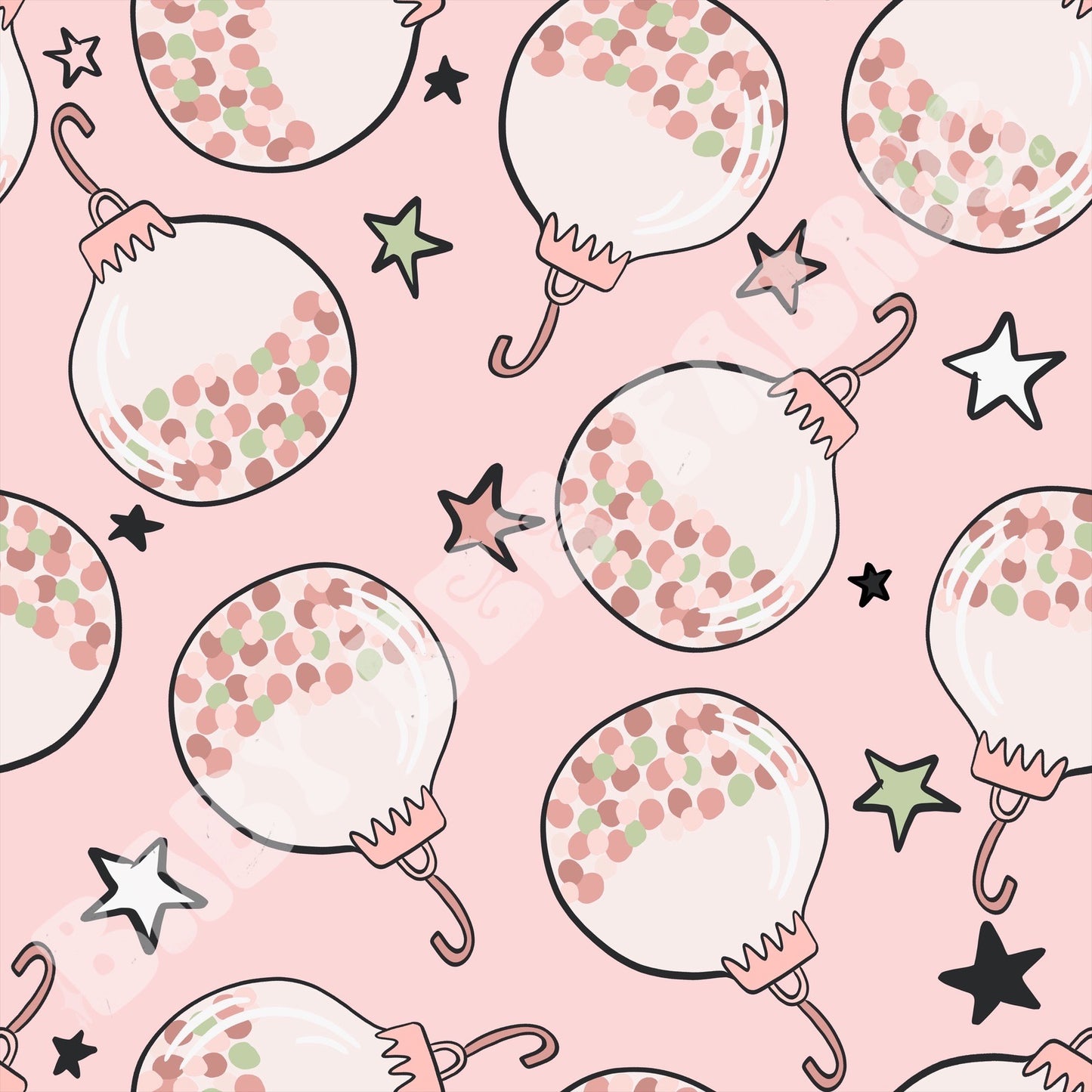 Christmas Ornaments Pink