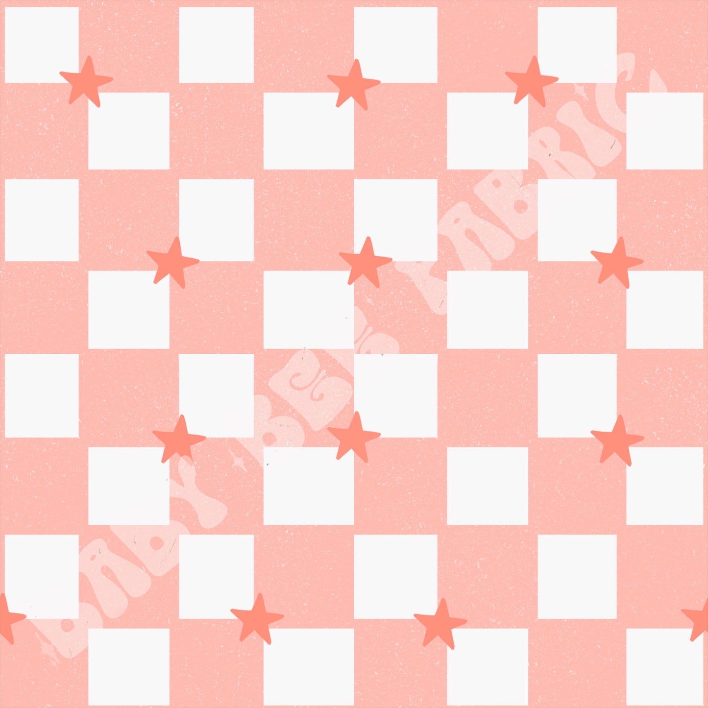 Pink Check Stars