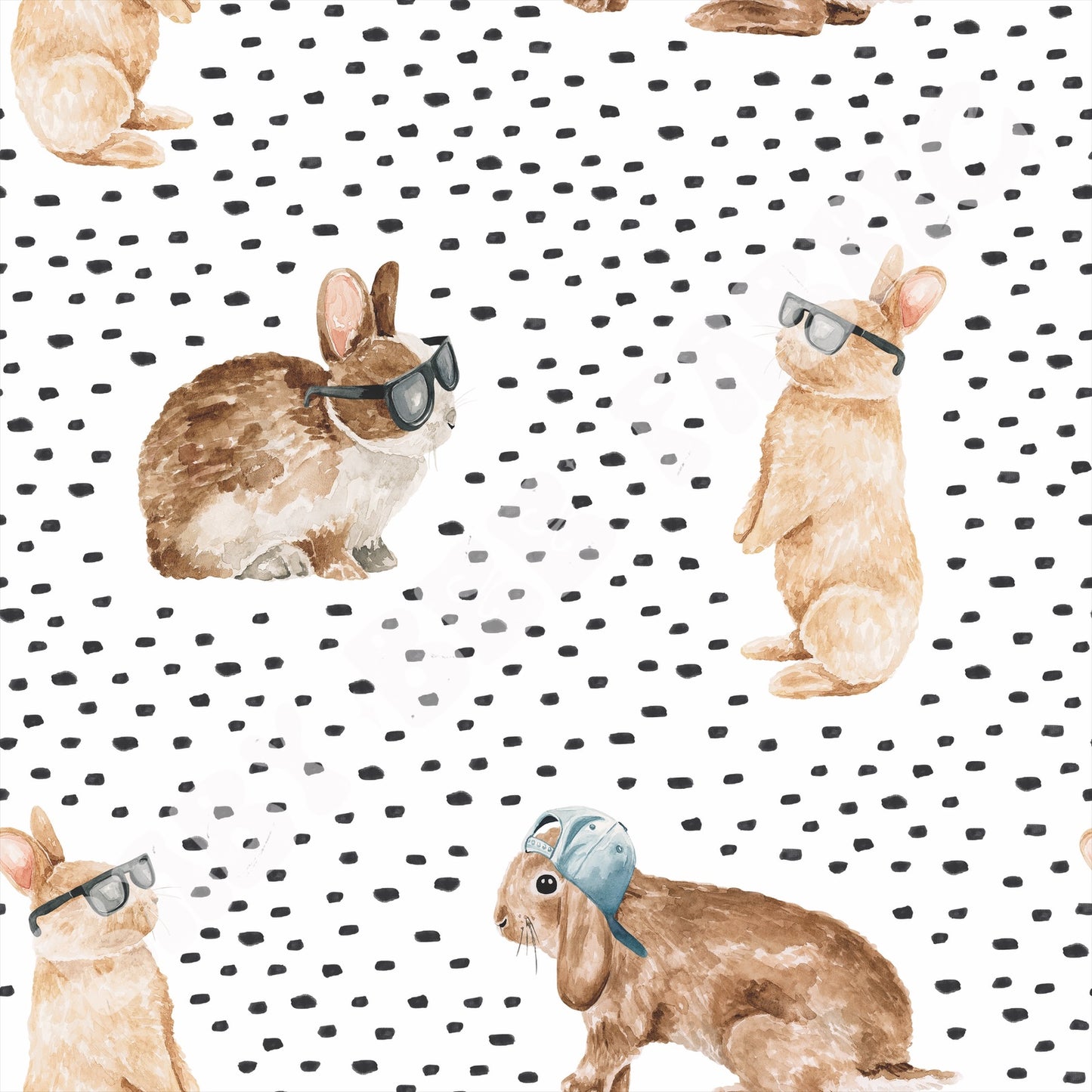 Hipster Bunny
