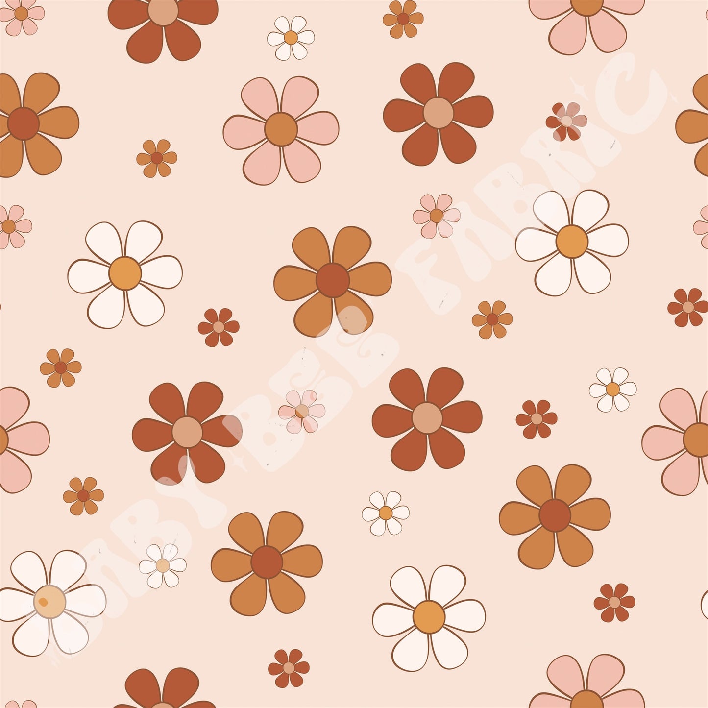 Boho Daisies Pink