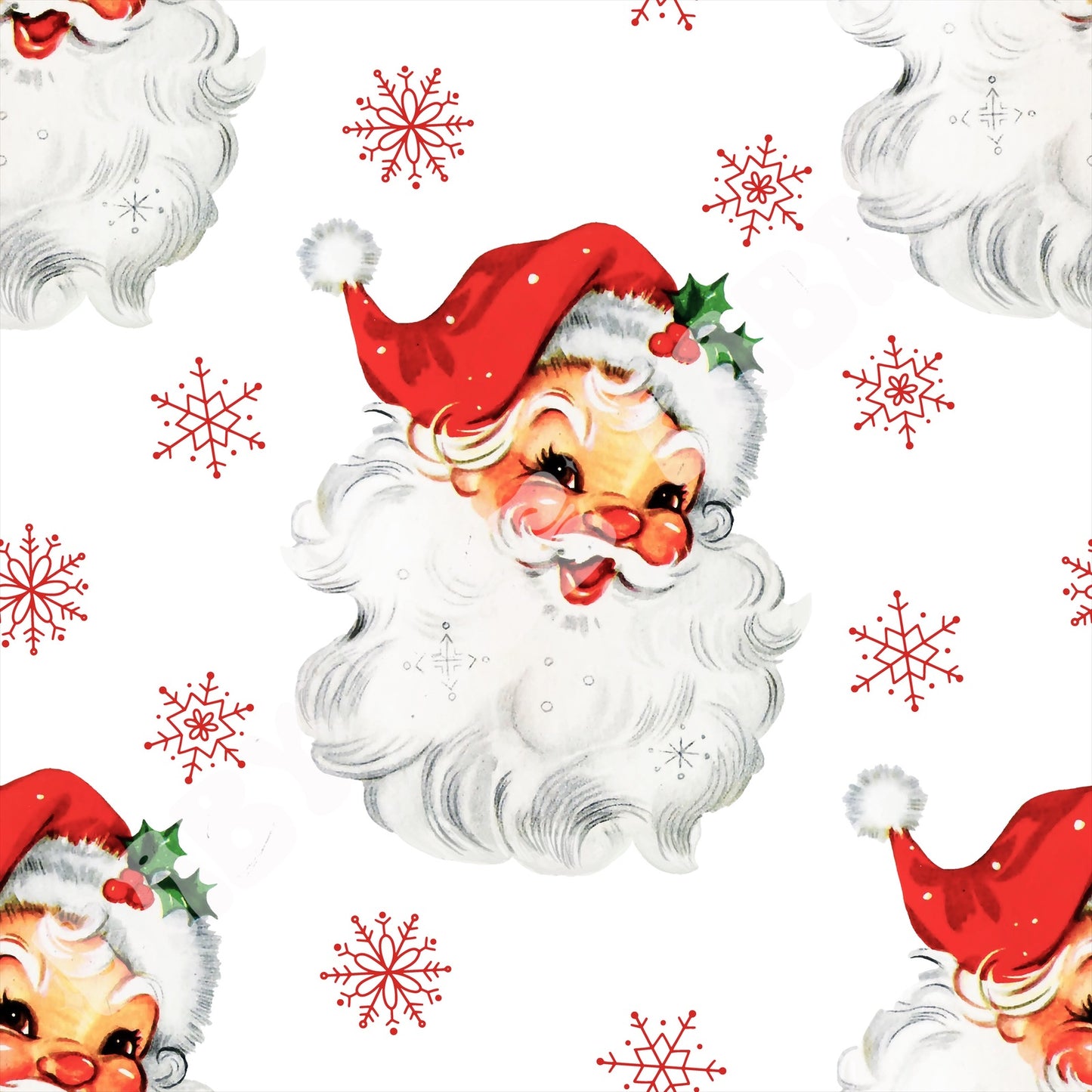 Red Vintage Santas