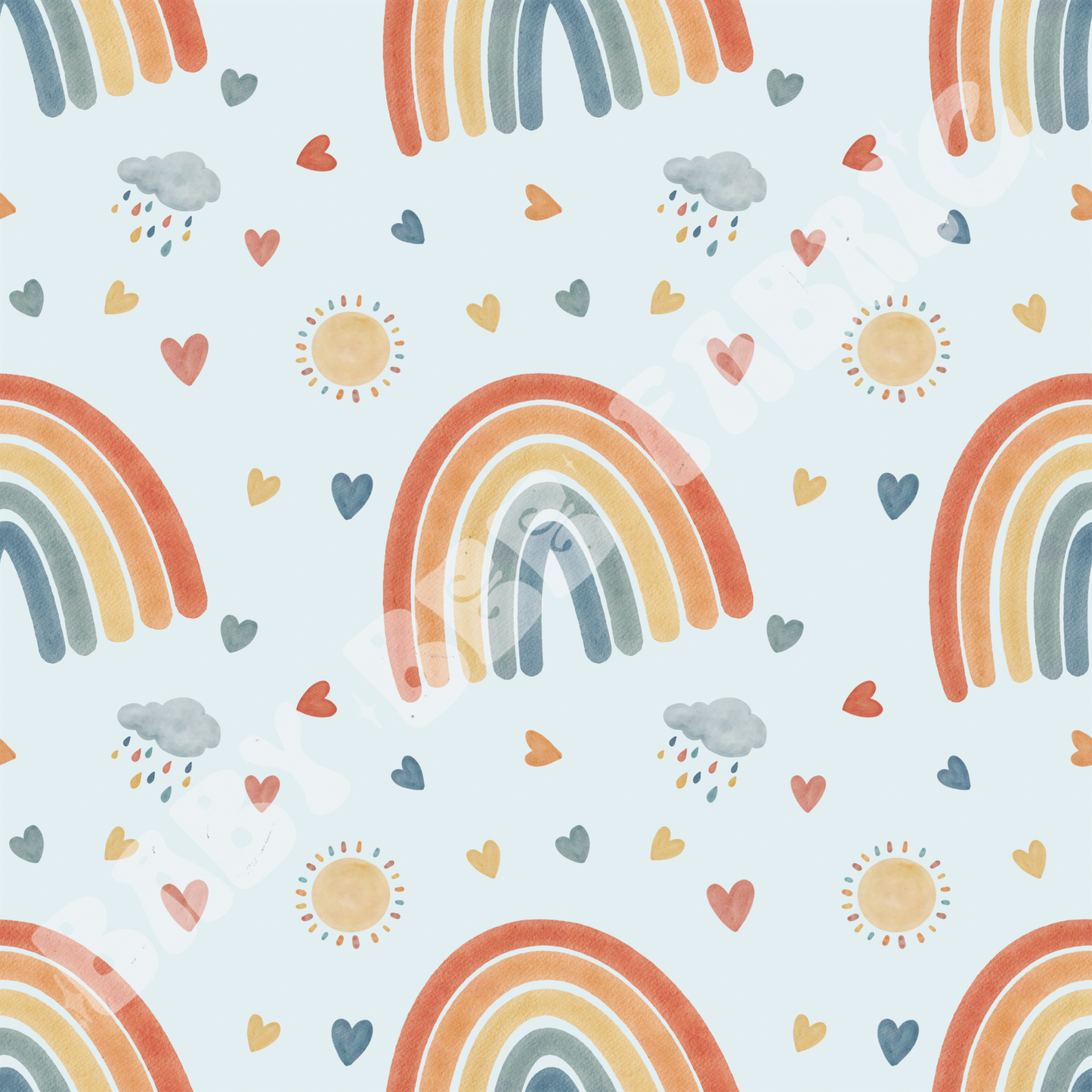 Light Blue Rainbows