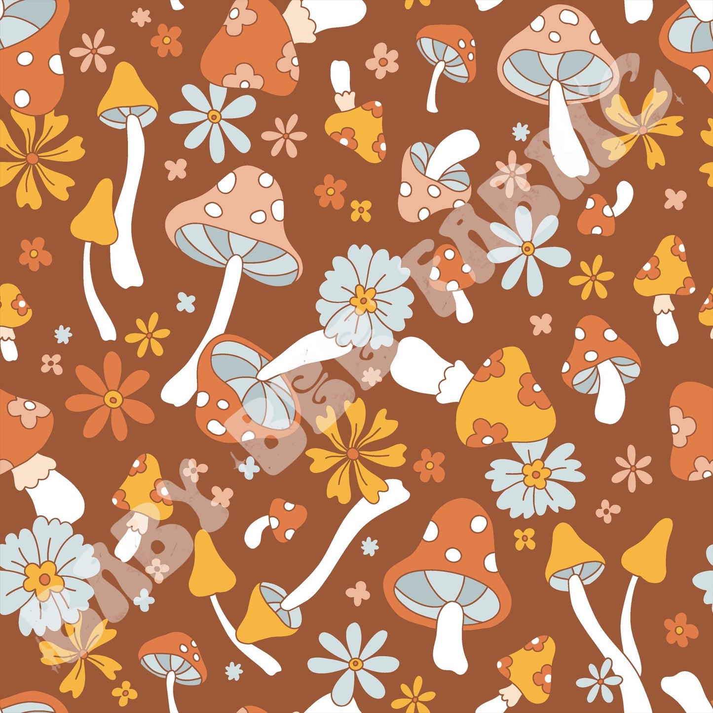 70s Mushies Brown