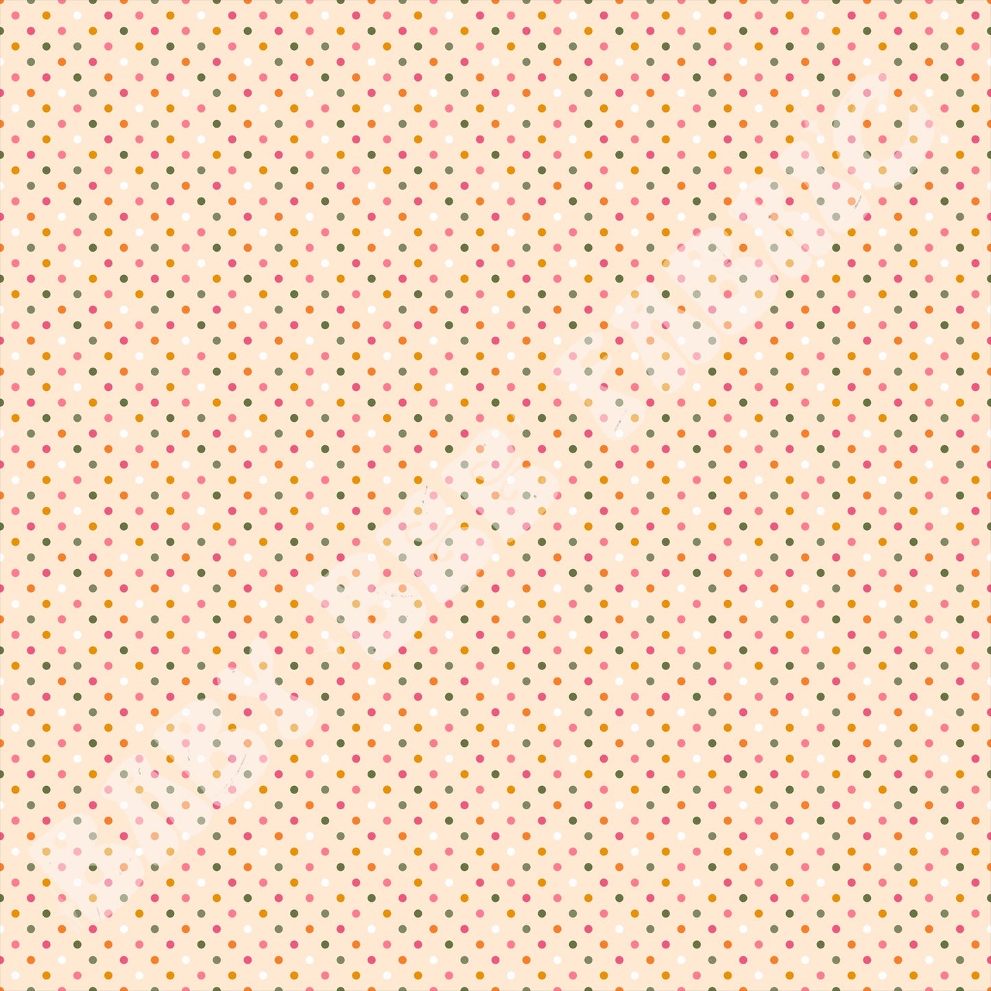 Spring Floral Dots