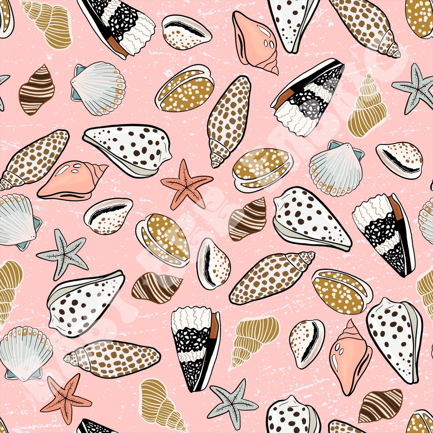 Pink Vintage Shells