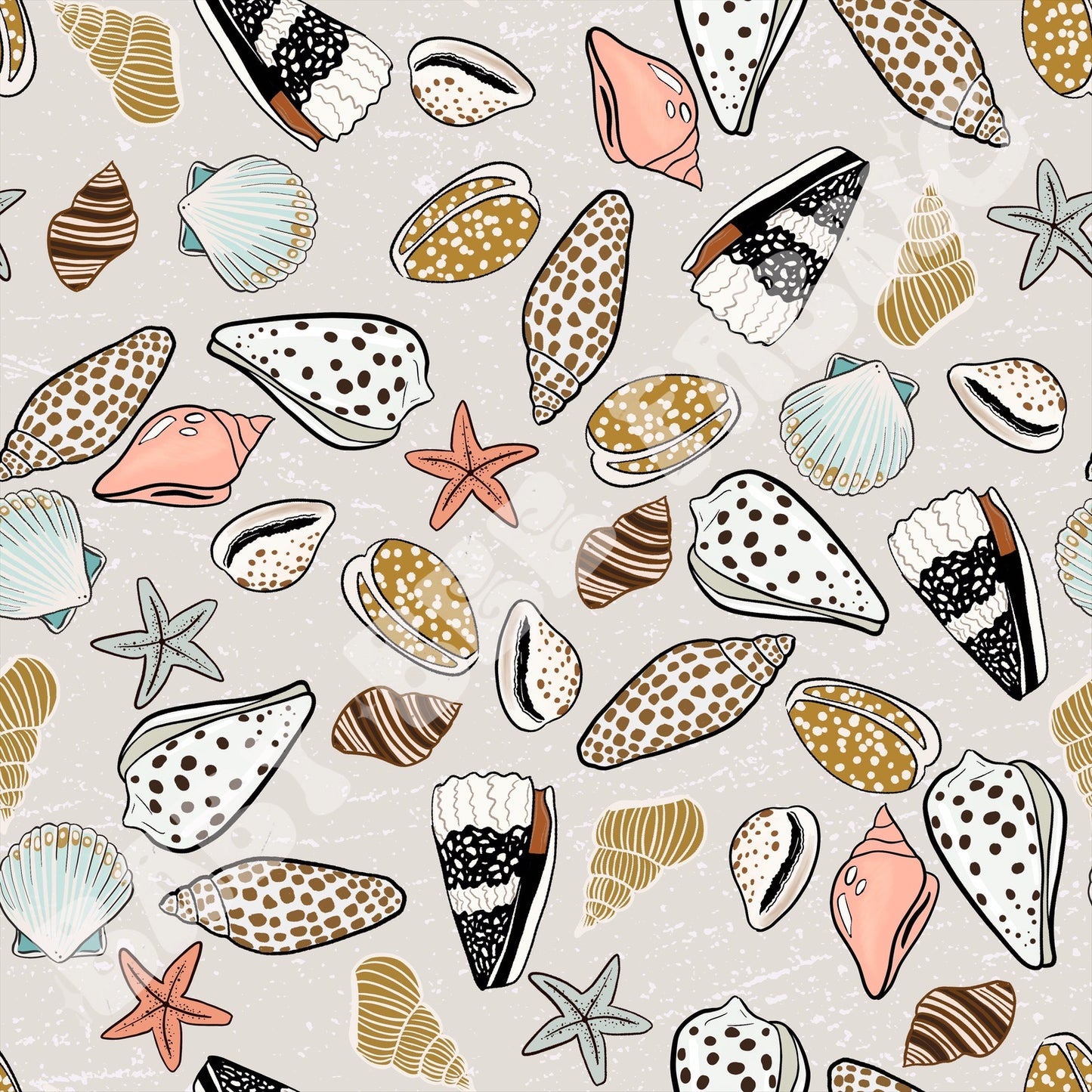 Grey Vintage Shells