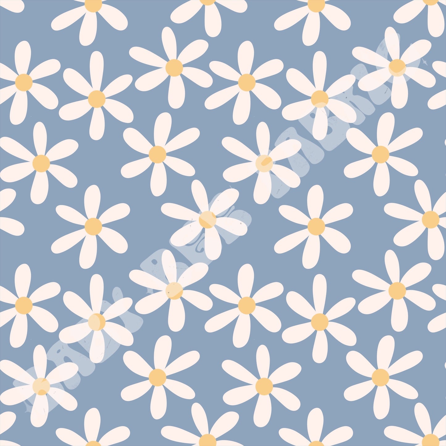 Daisy On Blue