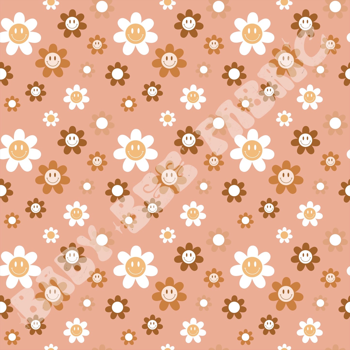 Rust Smiley Daisy