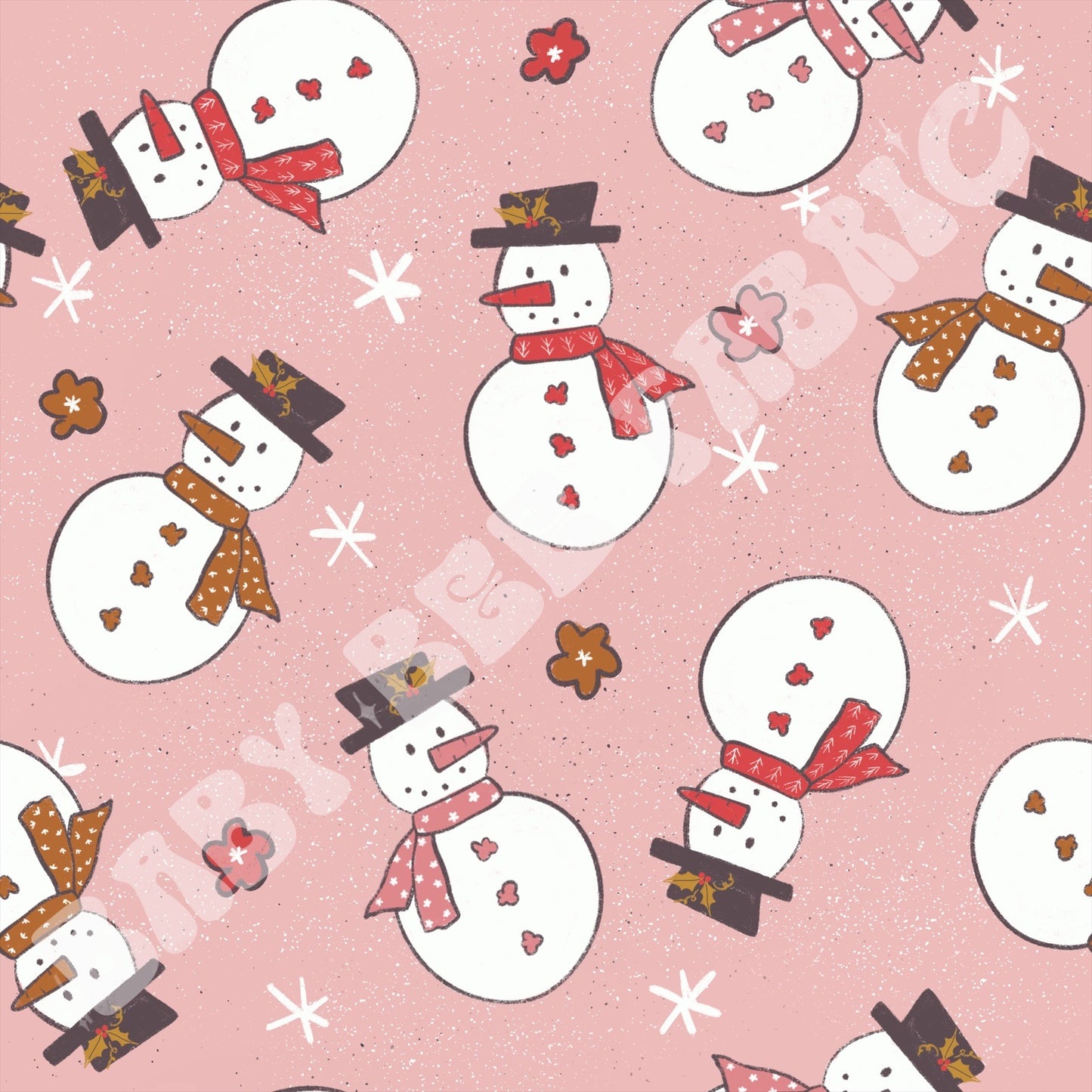 Pink Snowman