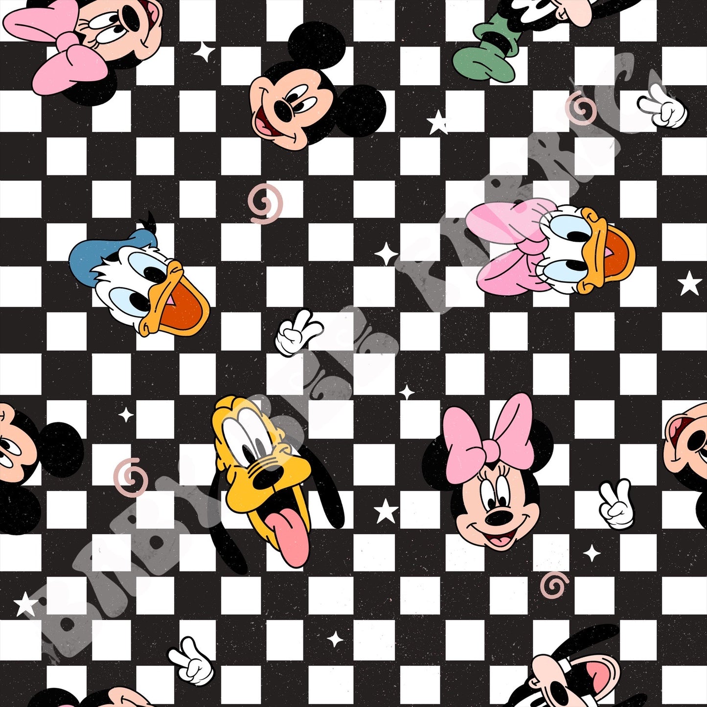 Black Check Mouse