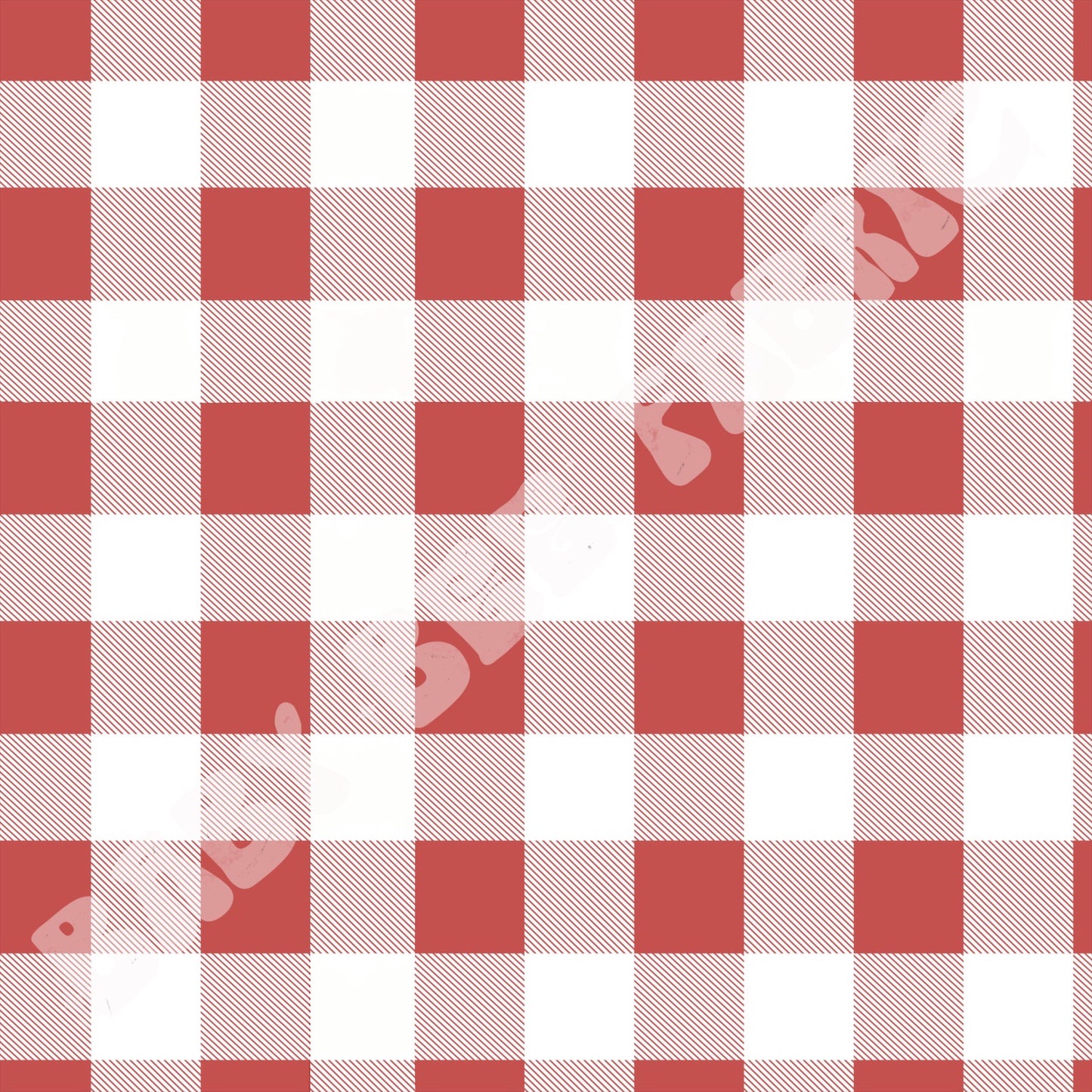 Red and White Christmas Plaid
