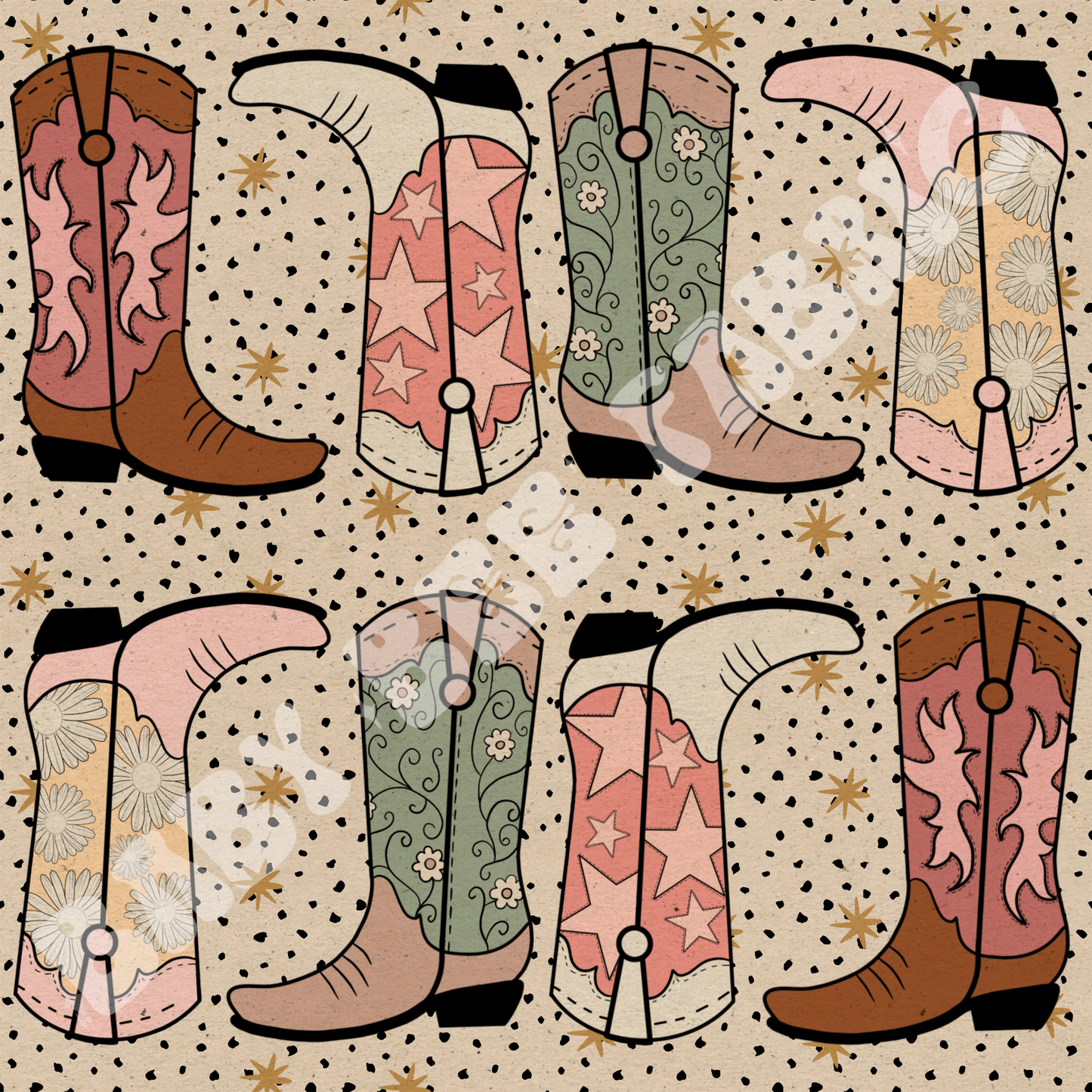 Dark Cowgirl Boots