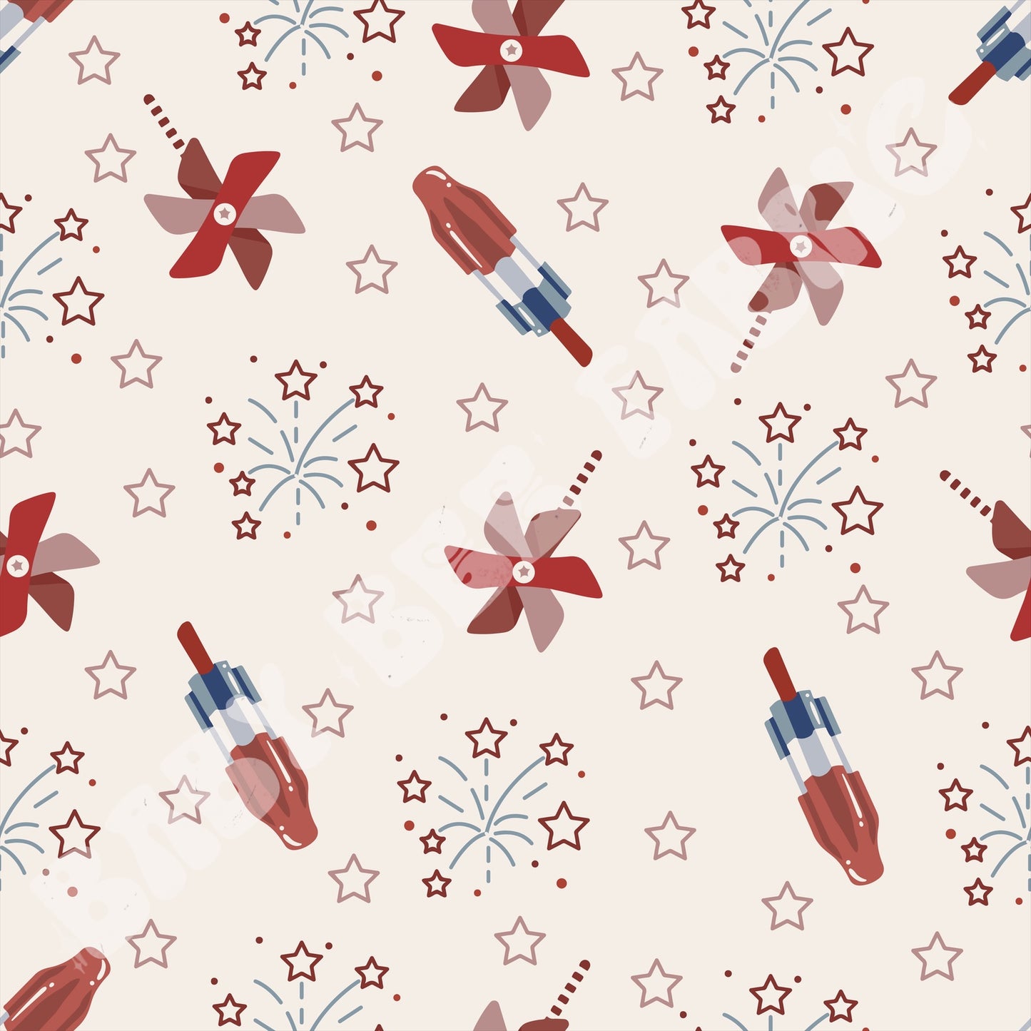 Muted Fireworks