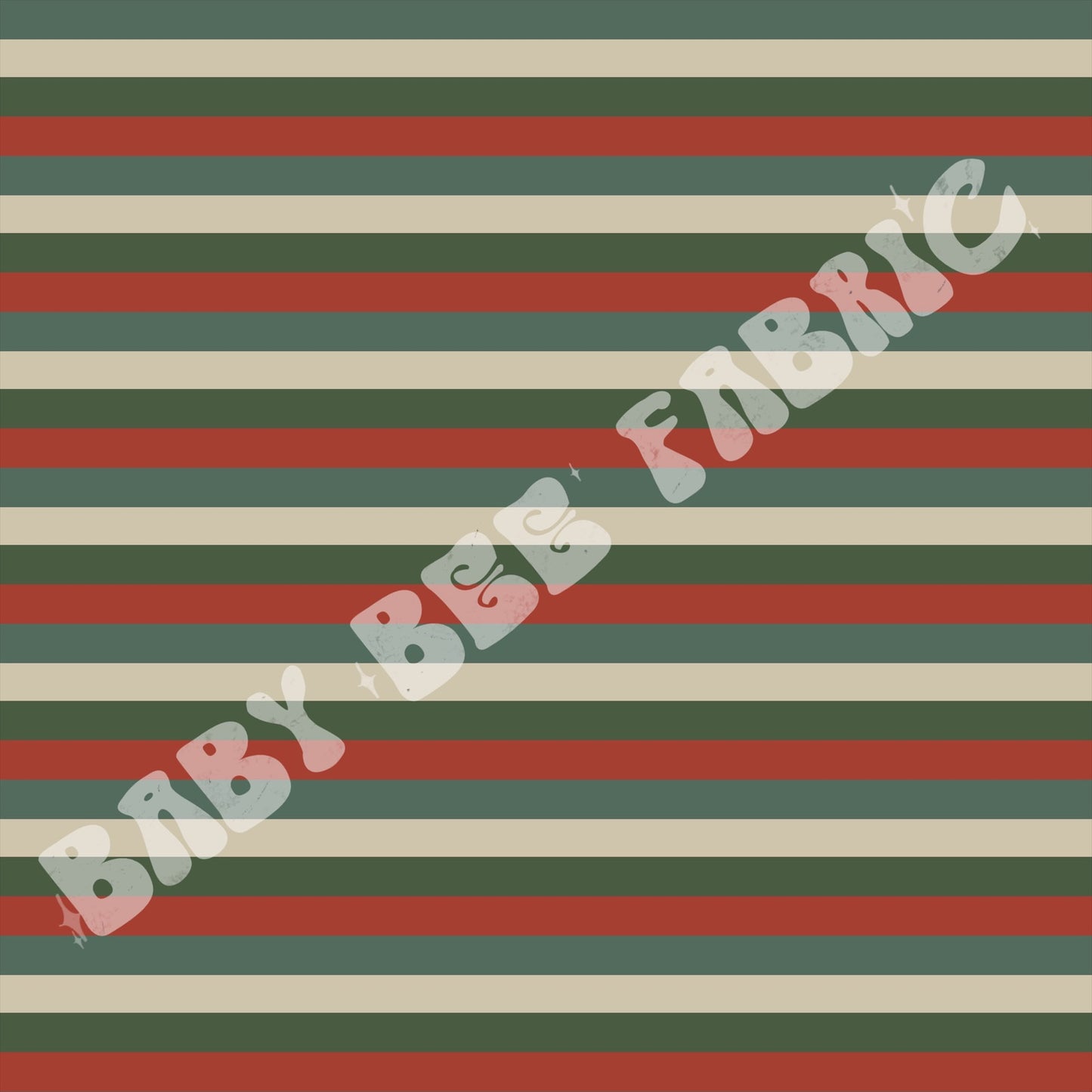 Vintage Christmas Stripes