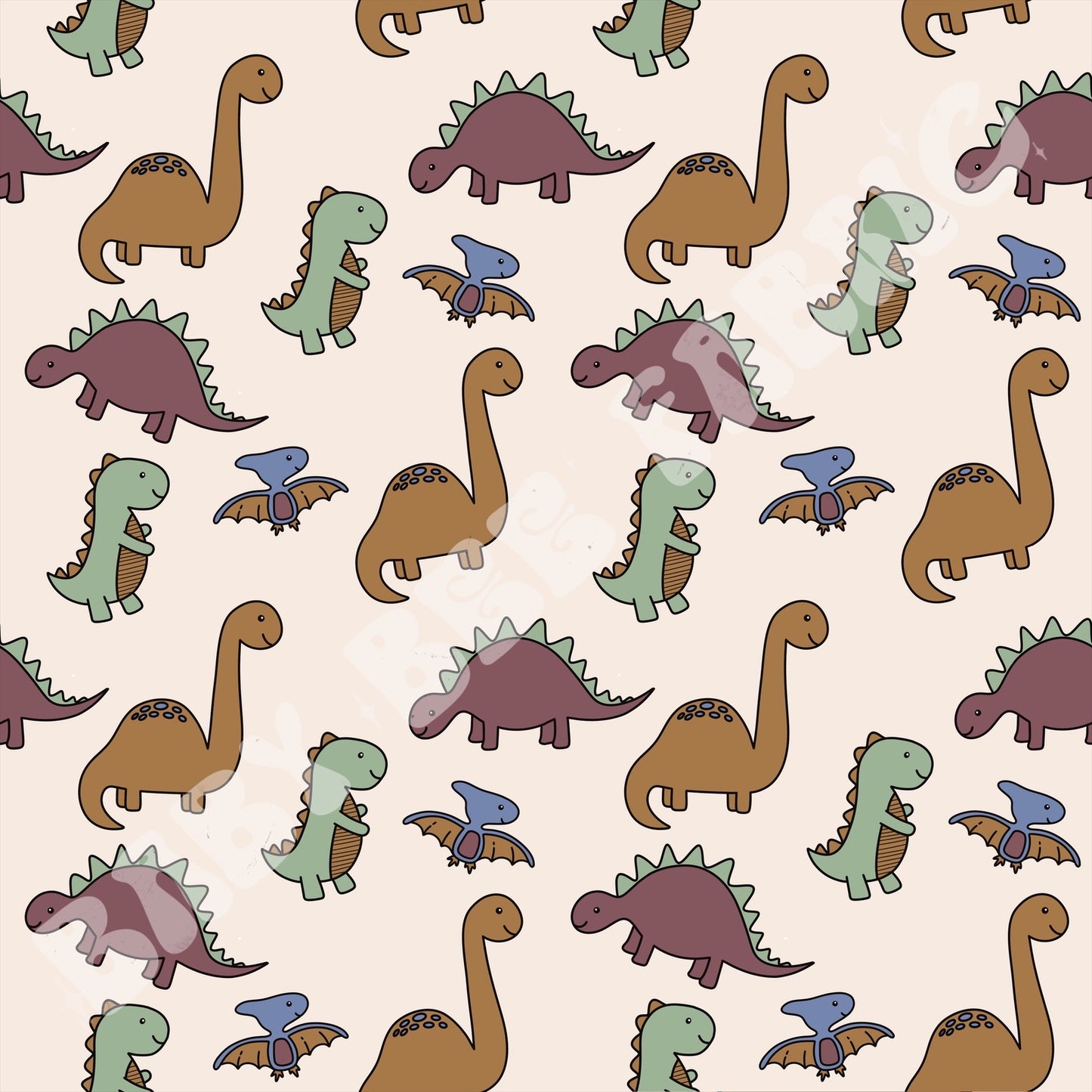 Boho Dinosaur Cream