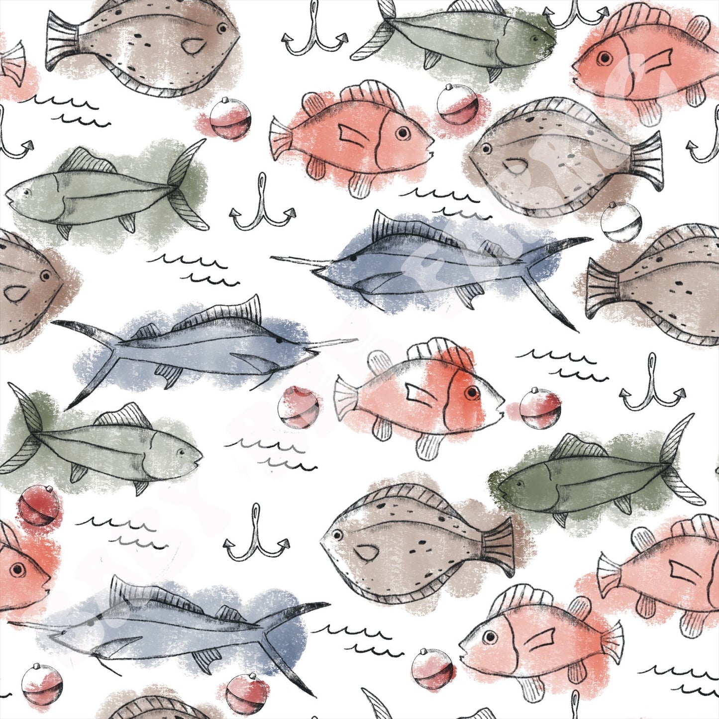 Watercolor Fish