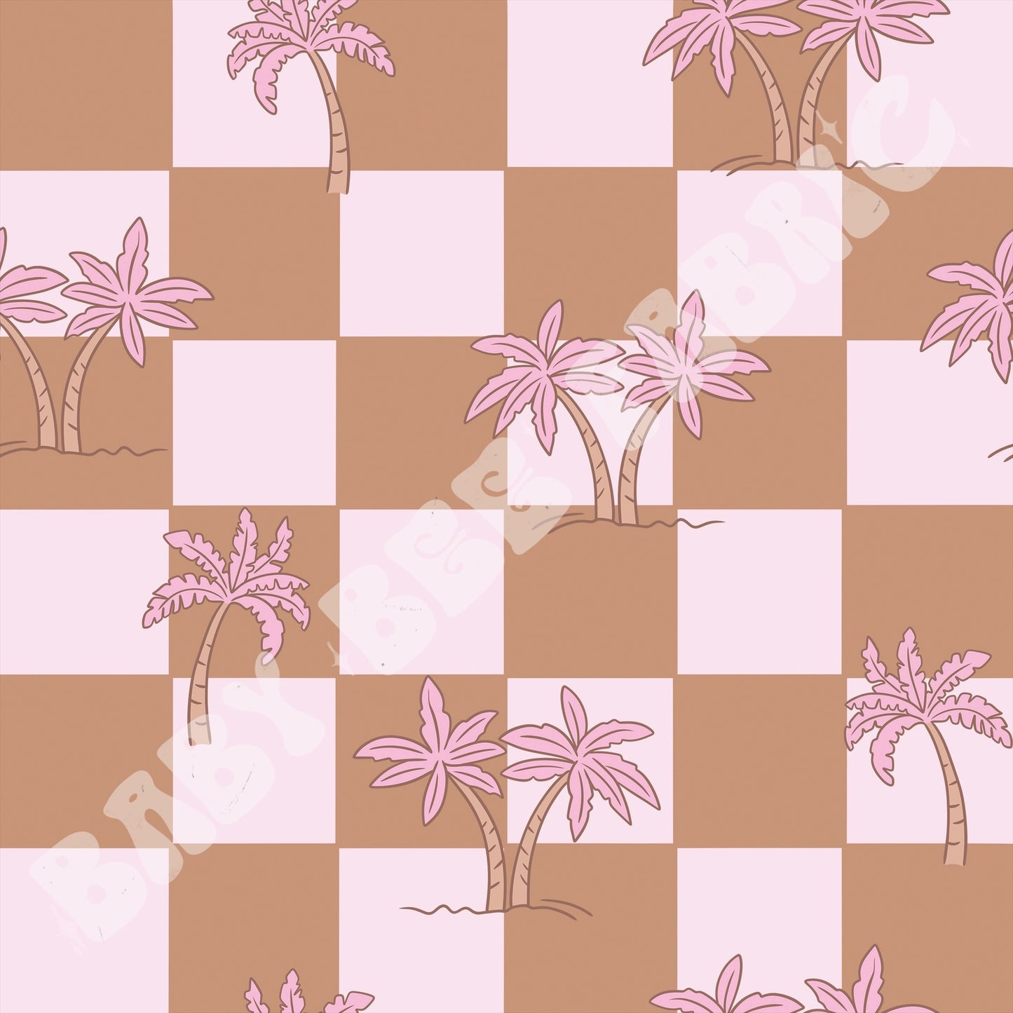 Pink Palm Tree