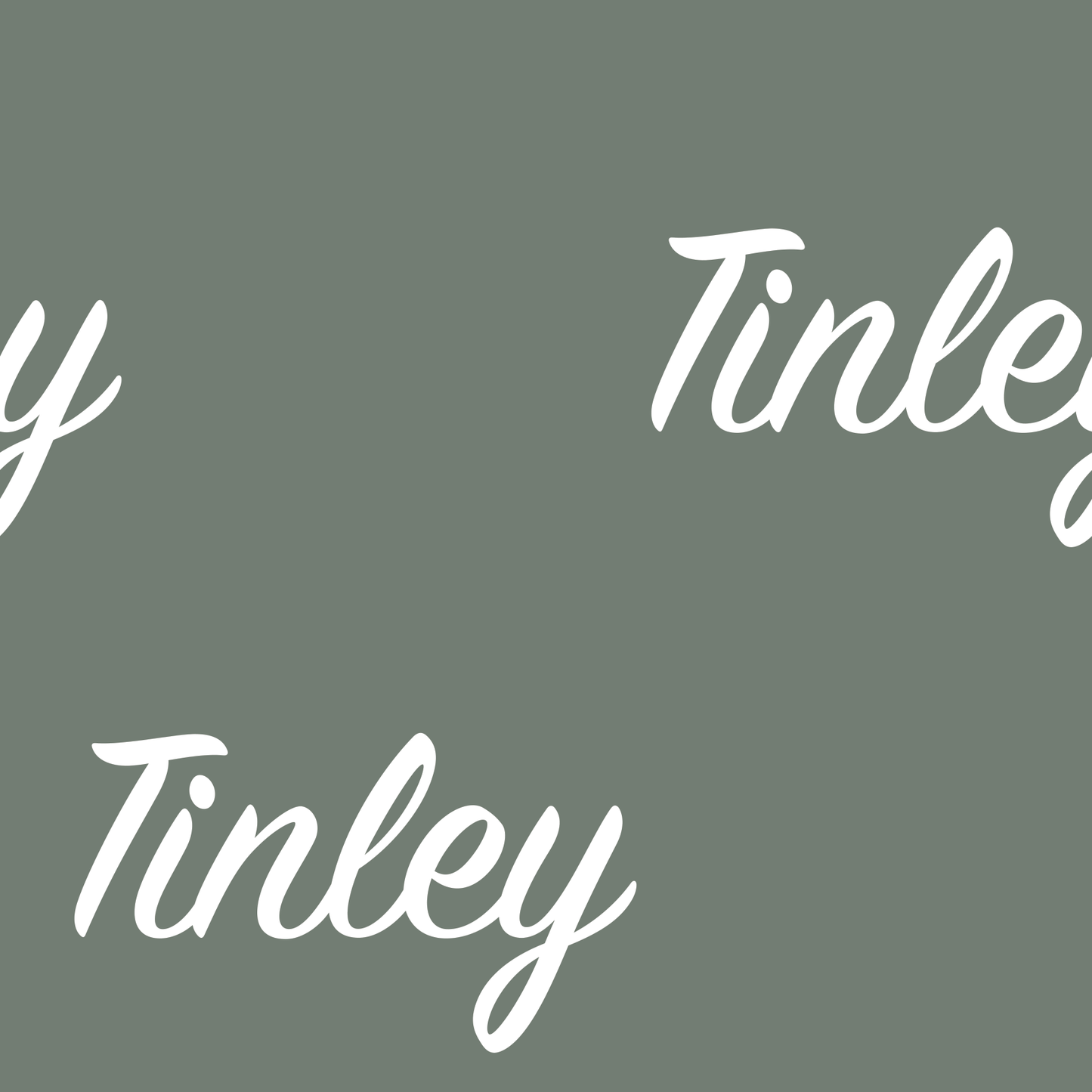 Custom Name Swaddle