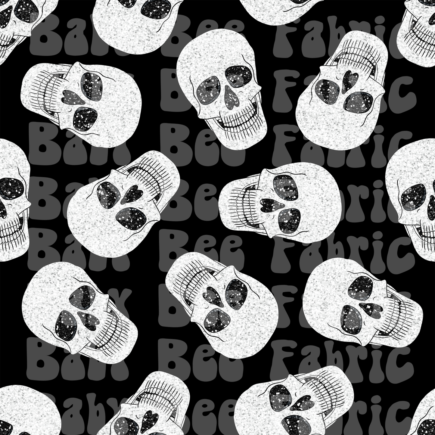 Glitter Skulls