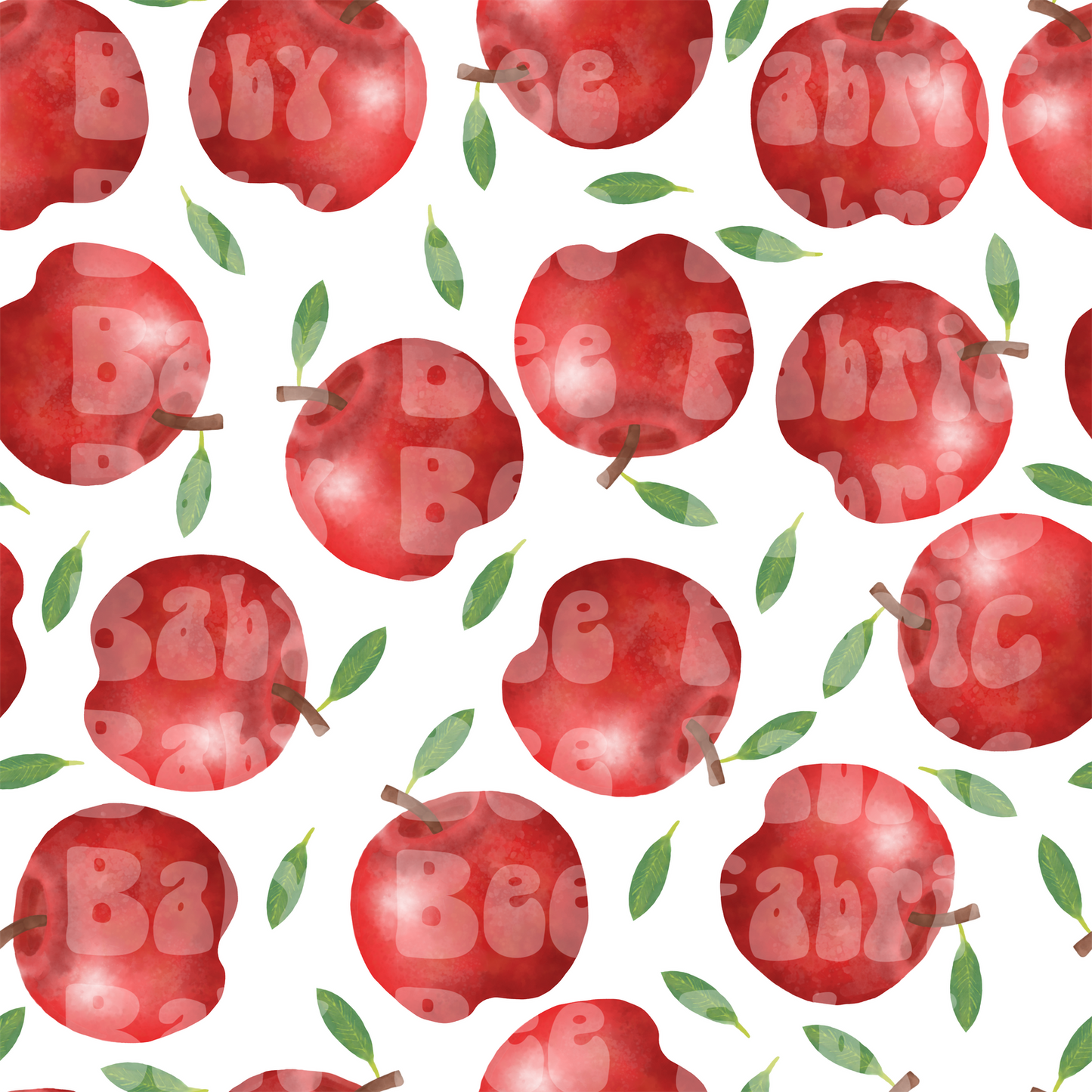 Watercolor Apples