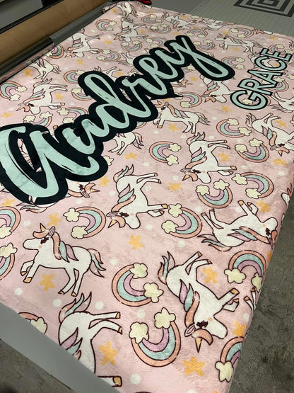 60x80 Custom Name Blanket