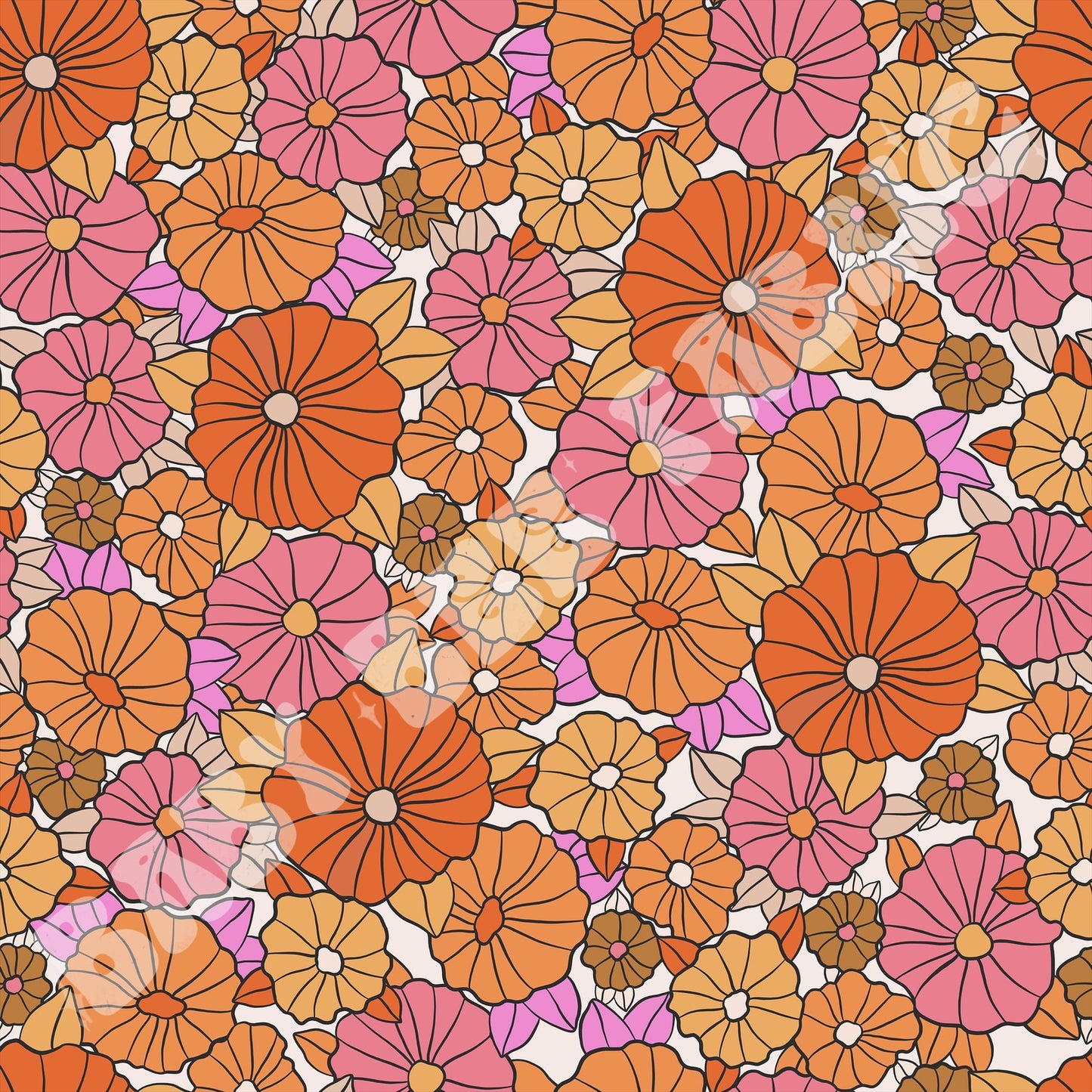 Retro blooms