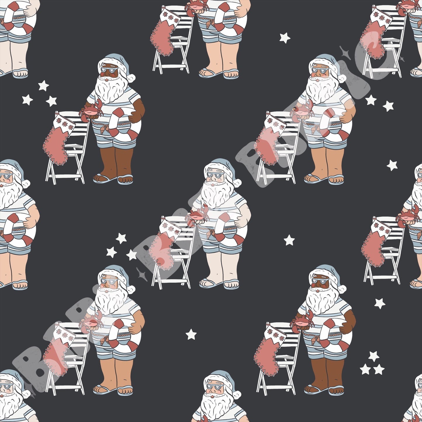 Beachy Santa