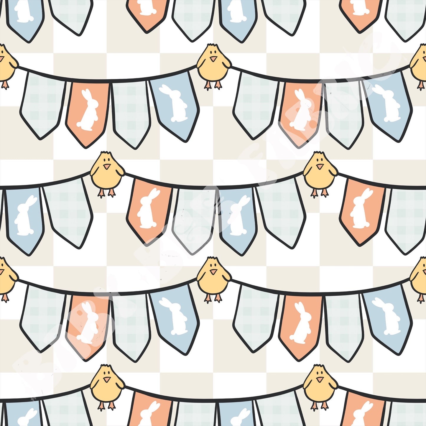 Easter Flags Blue