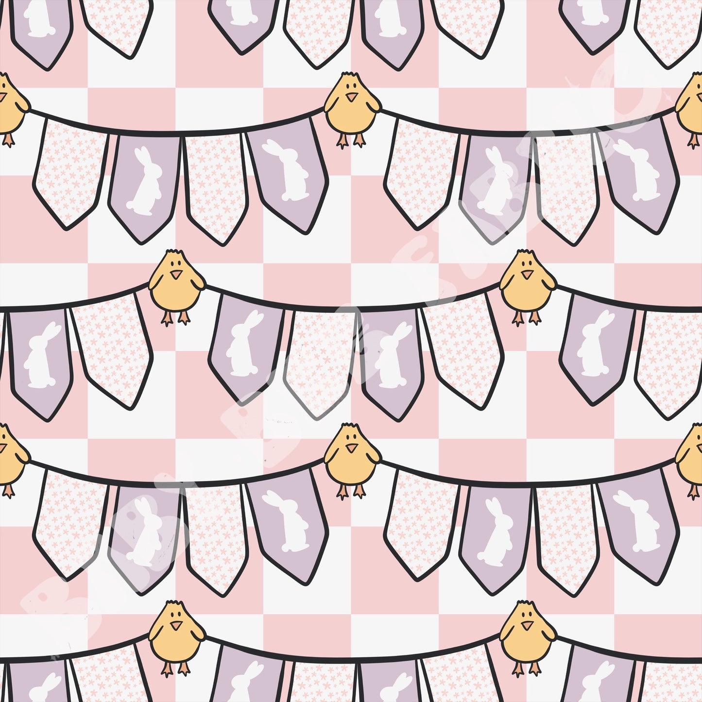Easter Flags Pink