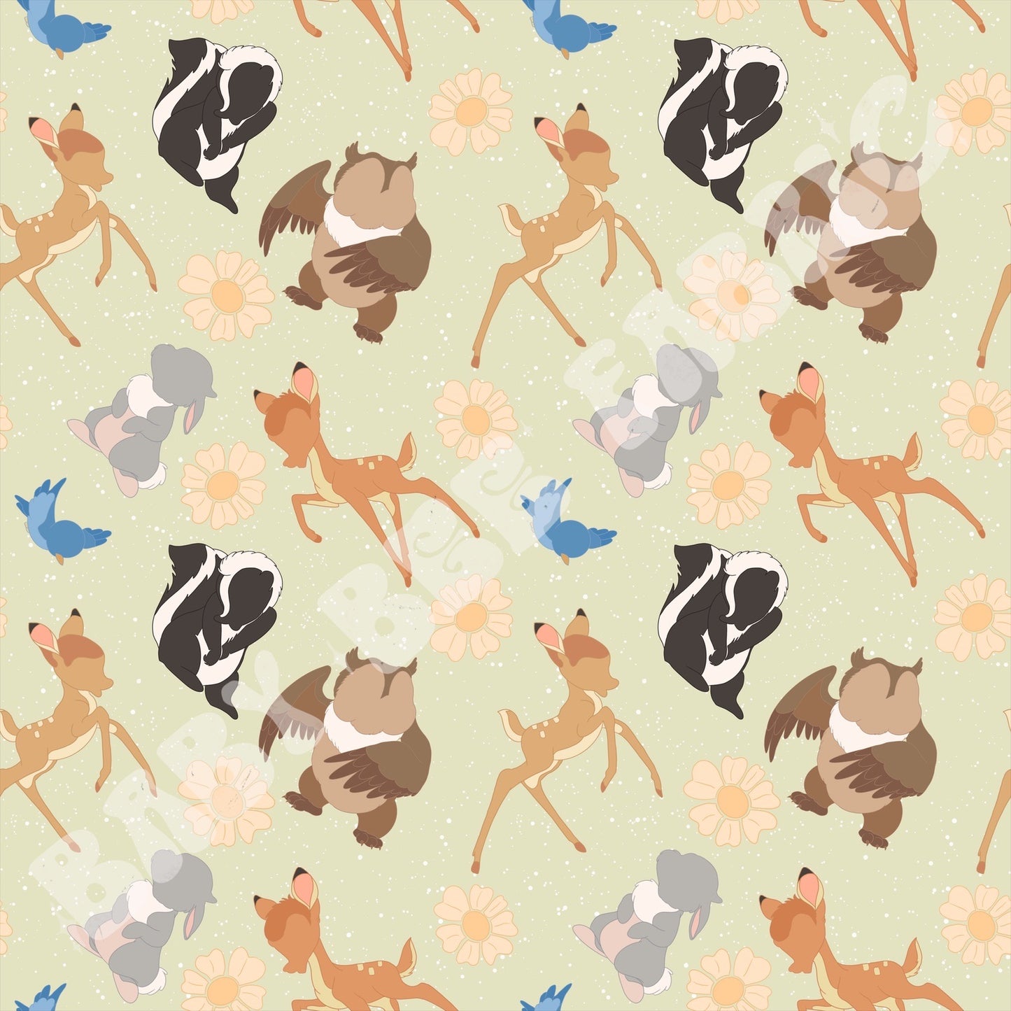 Deer With Flowers