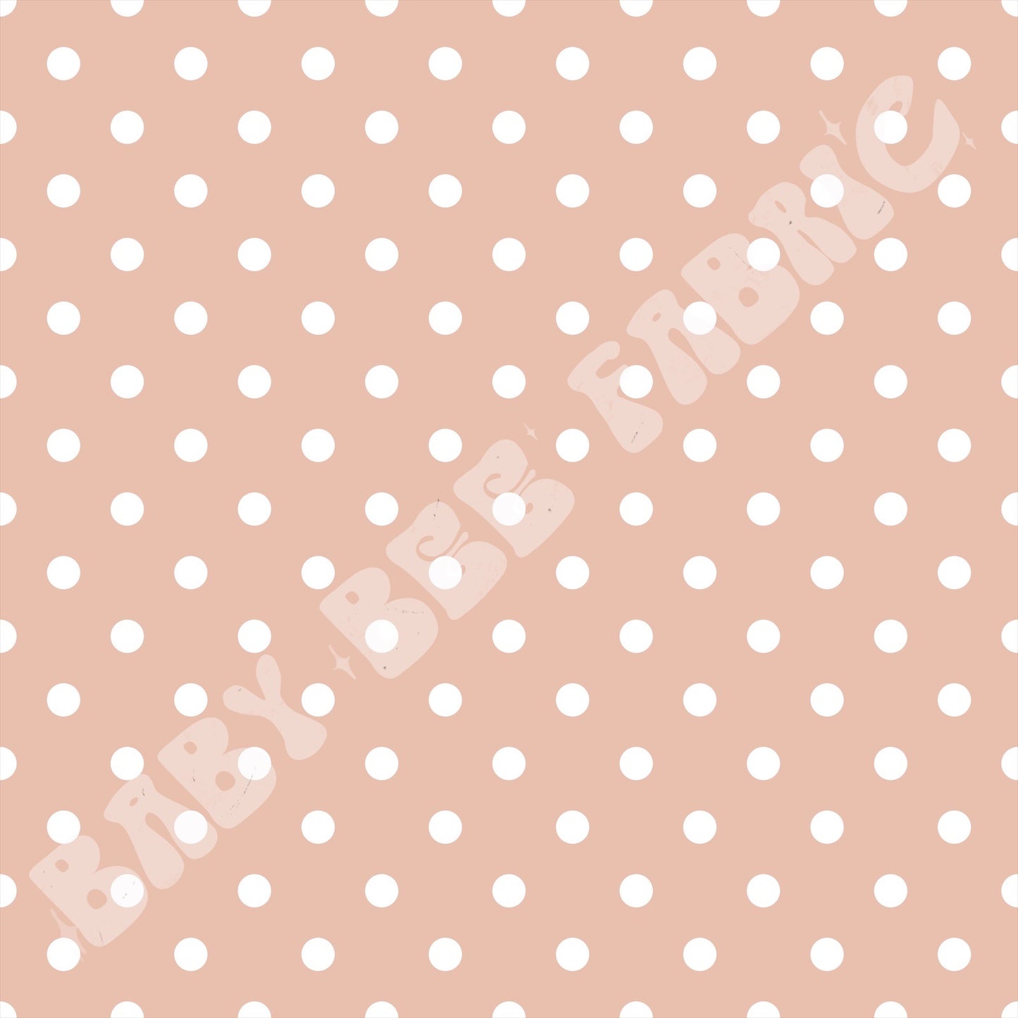 Cat With Flowers Dots