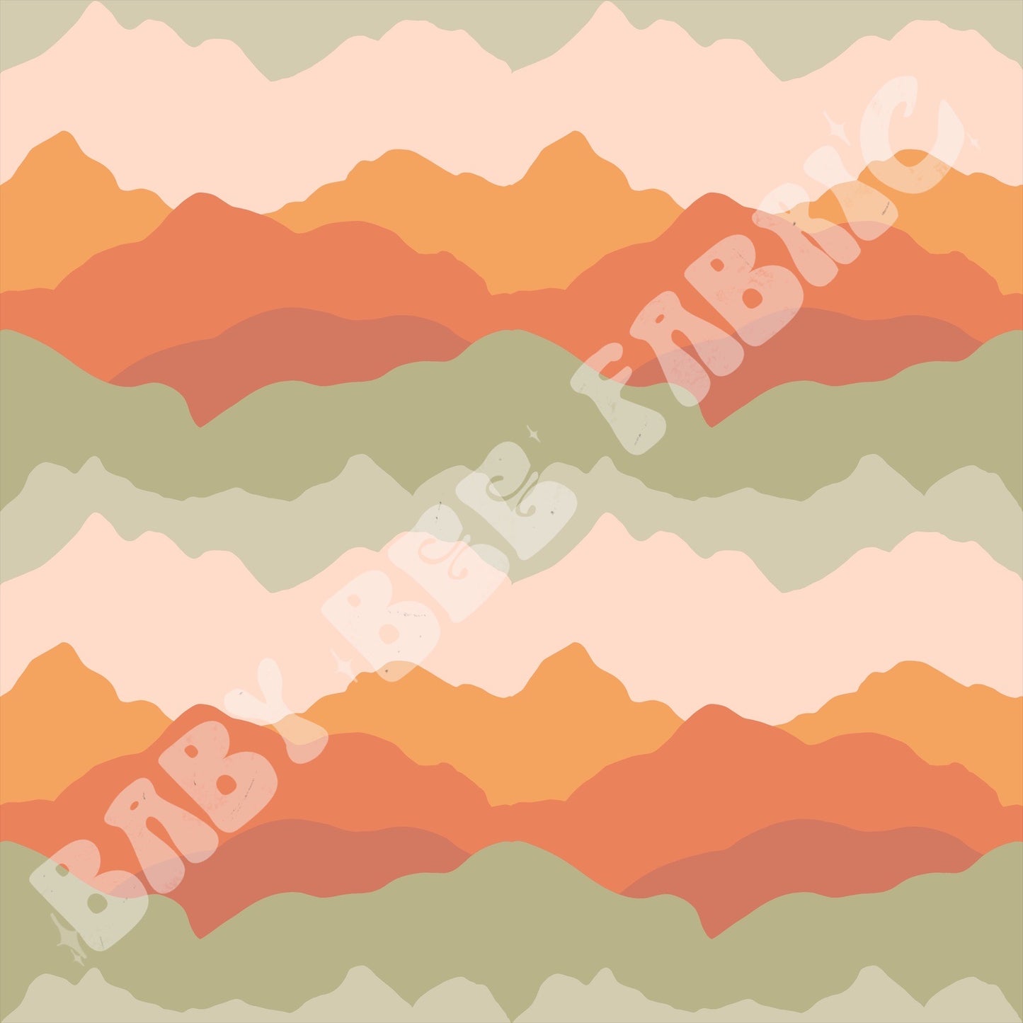 Mountain Sunset Green