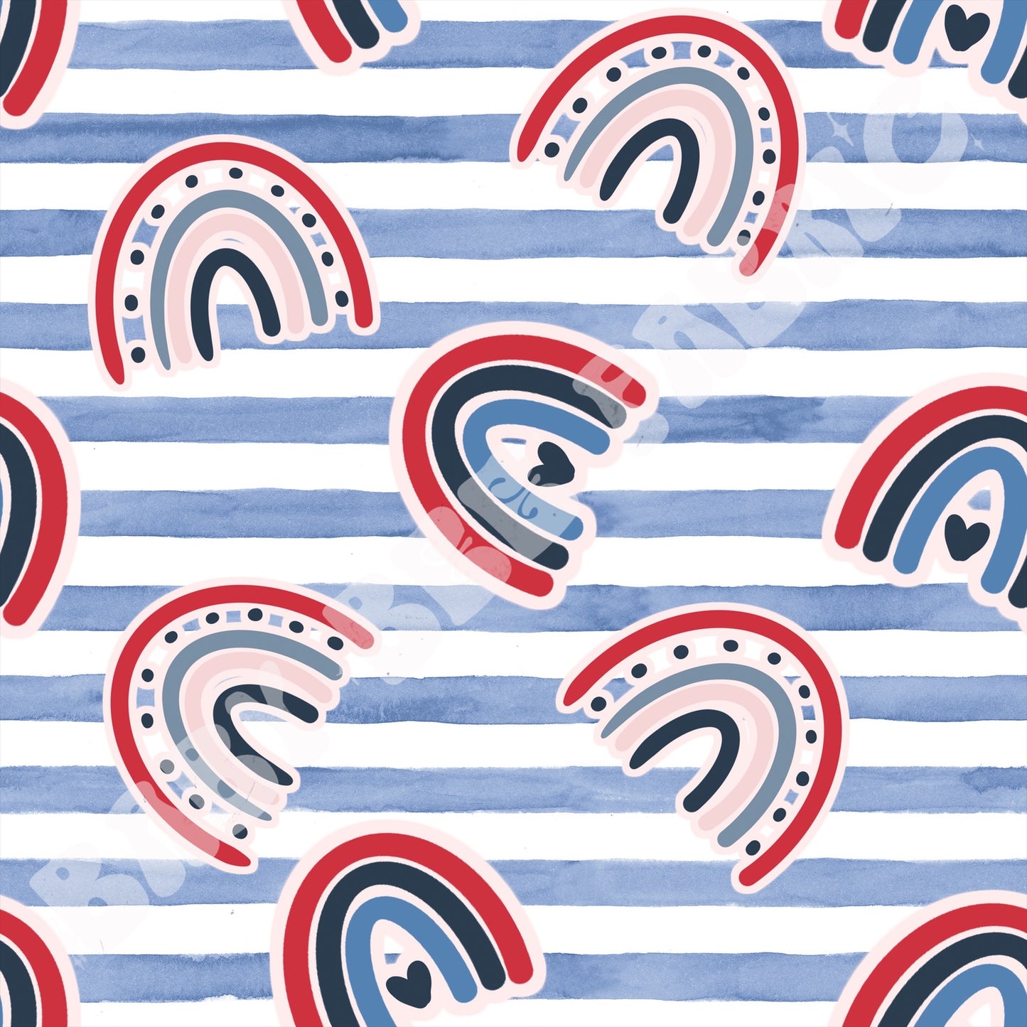 Blue Striped Rainbows