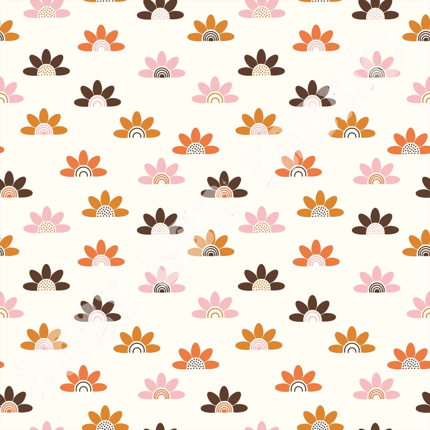Vintage Daisy Rainbow