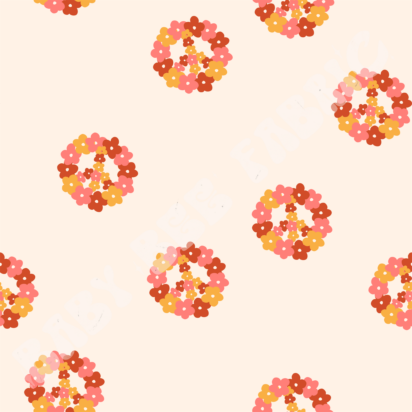 Floral Peace Signs
