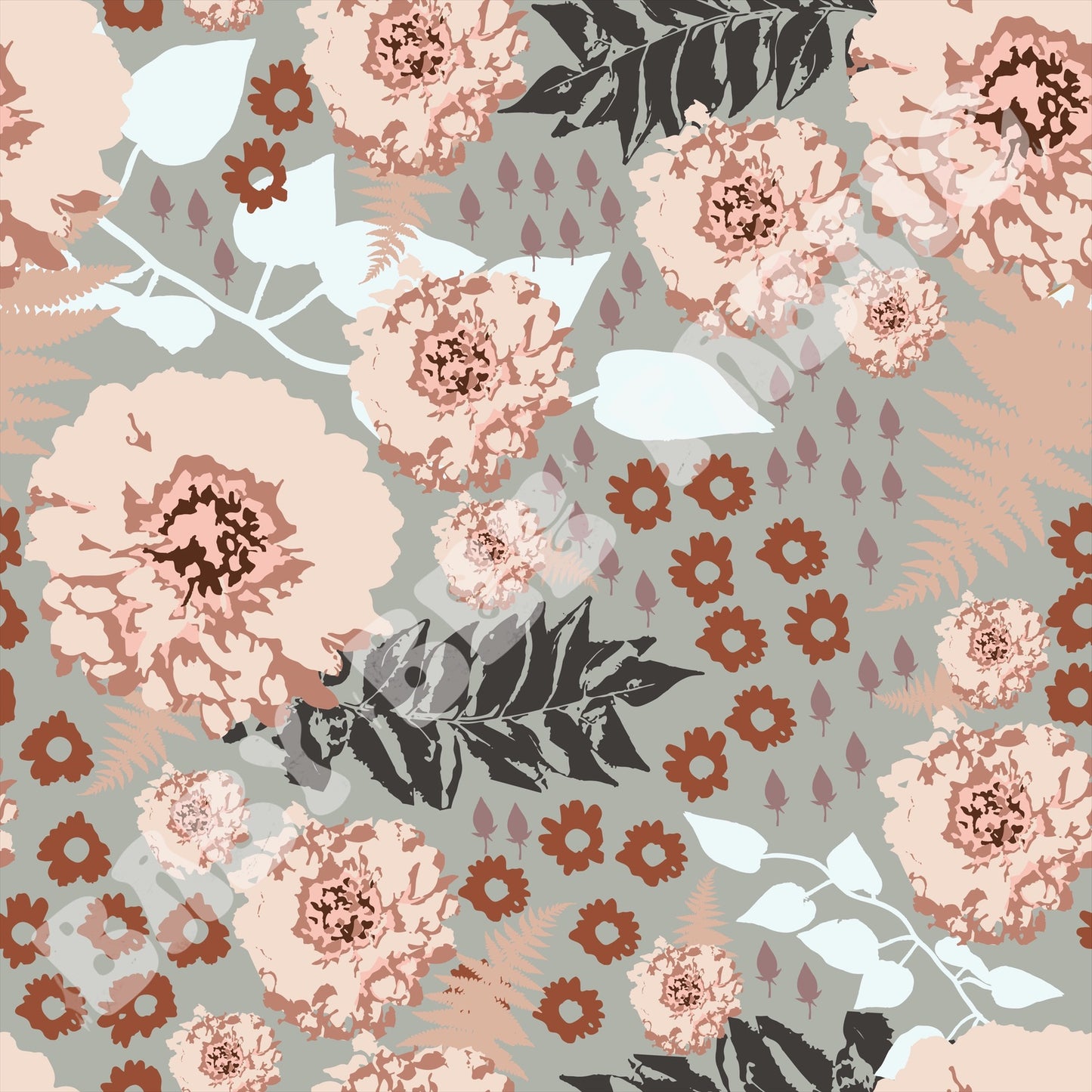 Brushy Floral