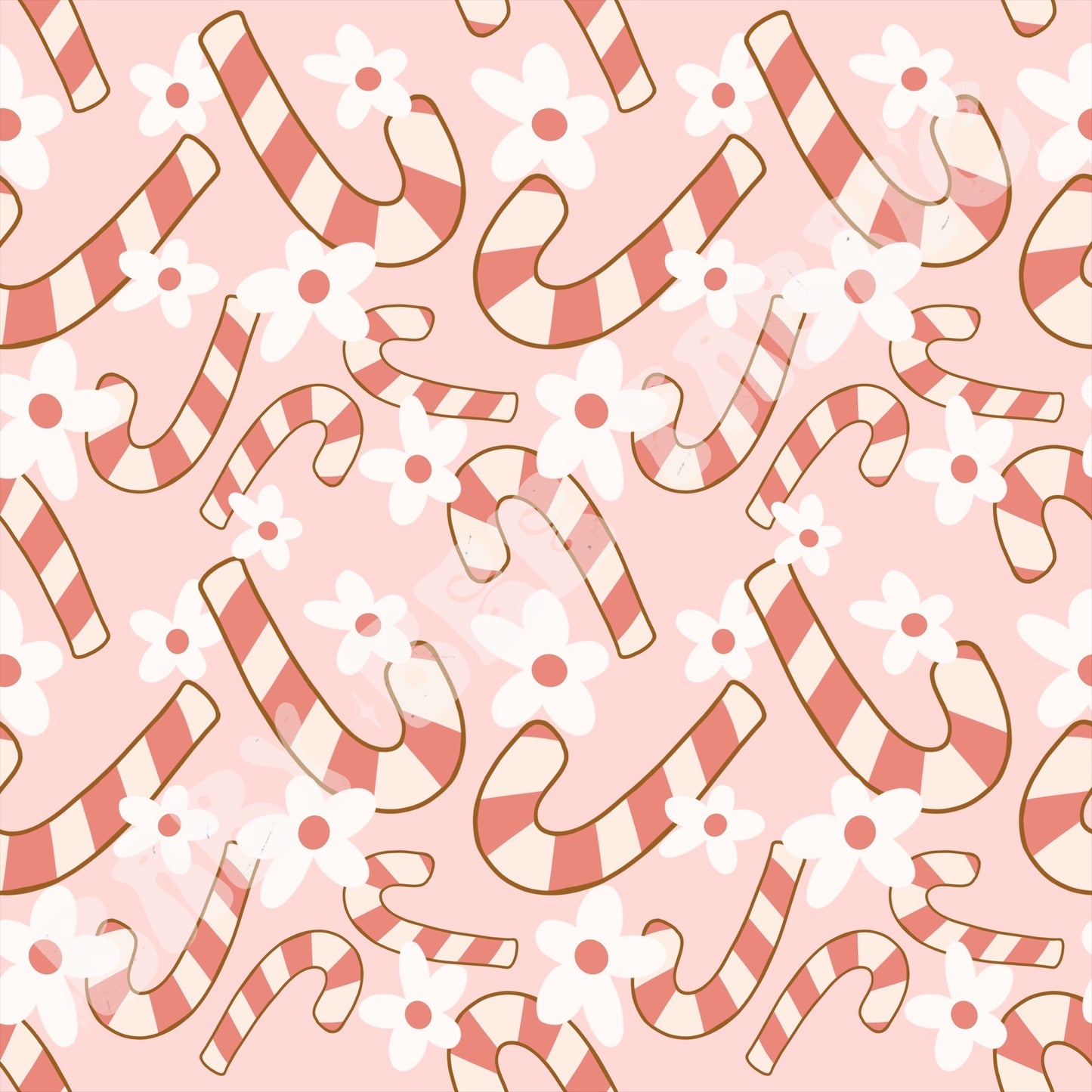 Muted Boho Candy Canes