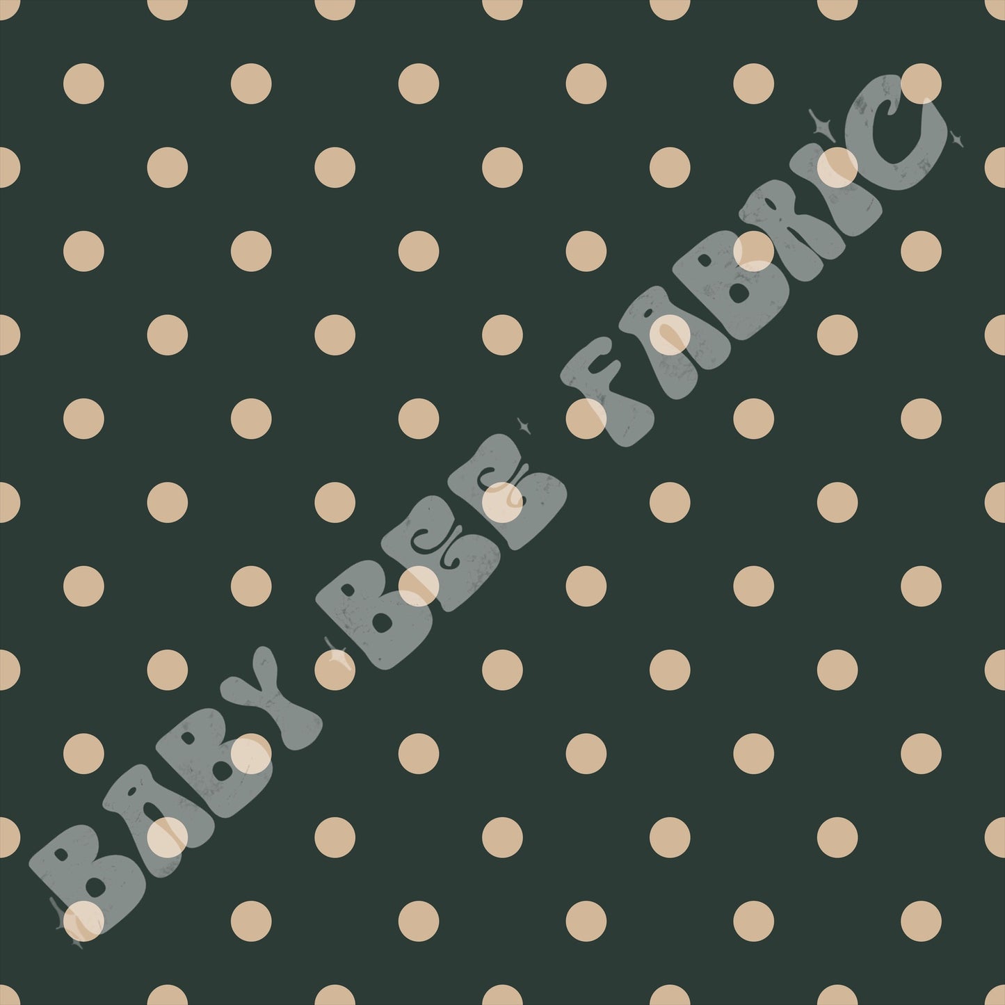 Deep Green Polka Dots