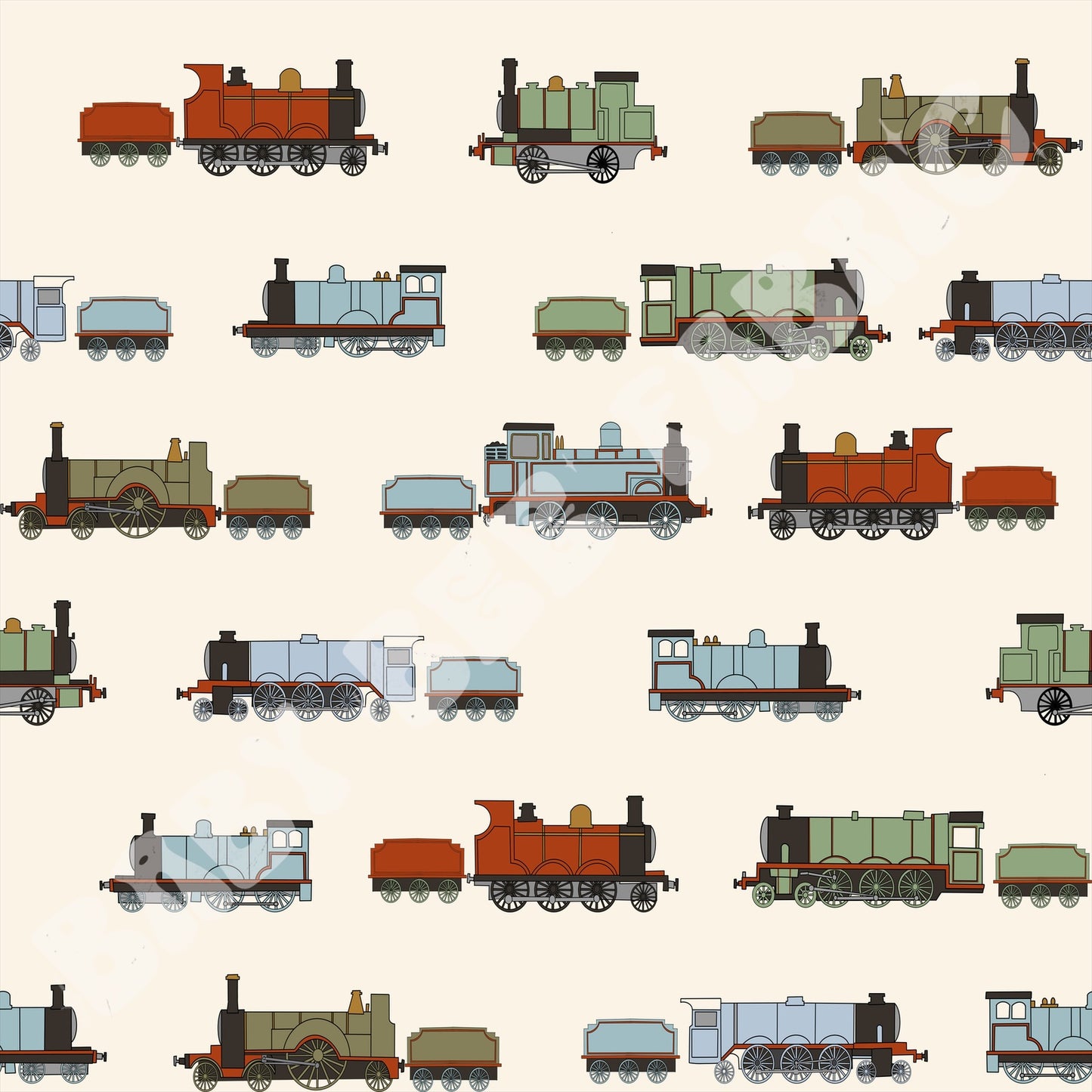 Muted Trains
