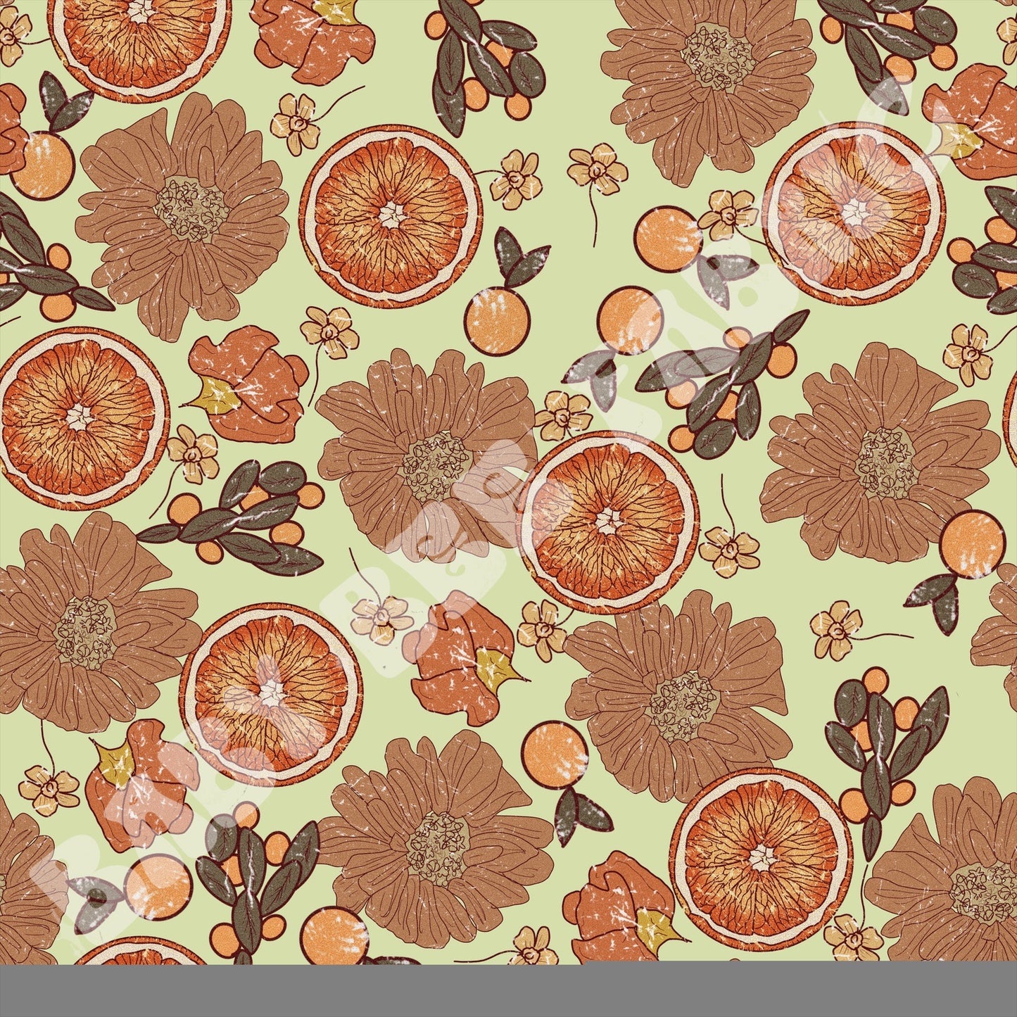 Vintage Orange Dawn