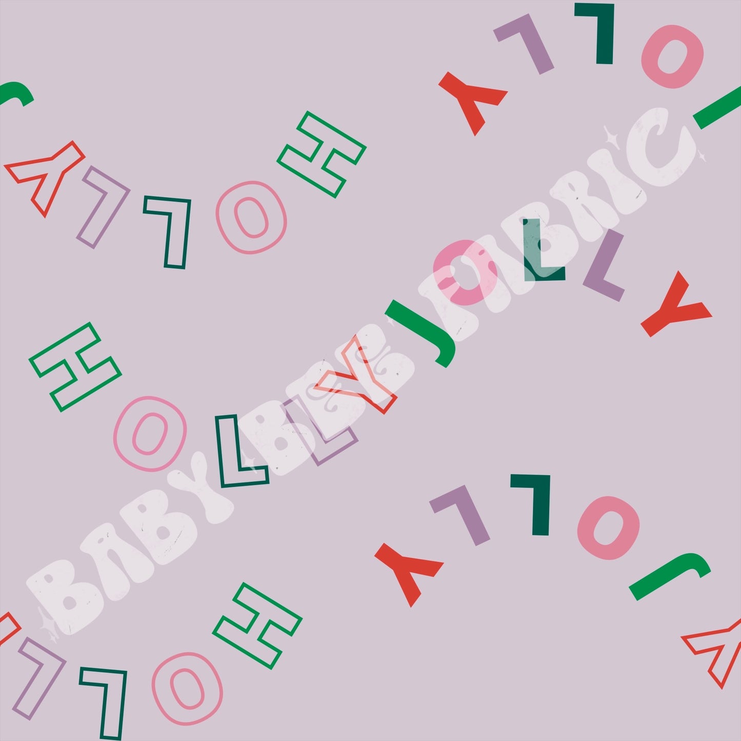 Colorful Holly Jolly