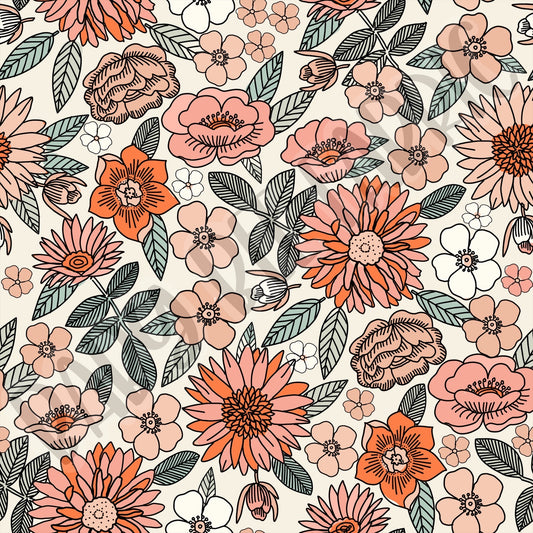 Sketched Floral Pre Order
