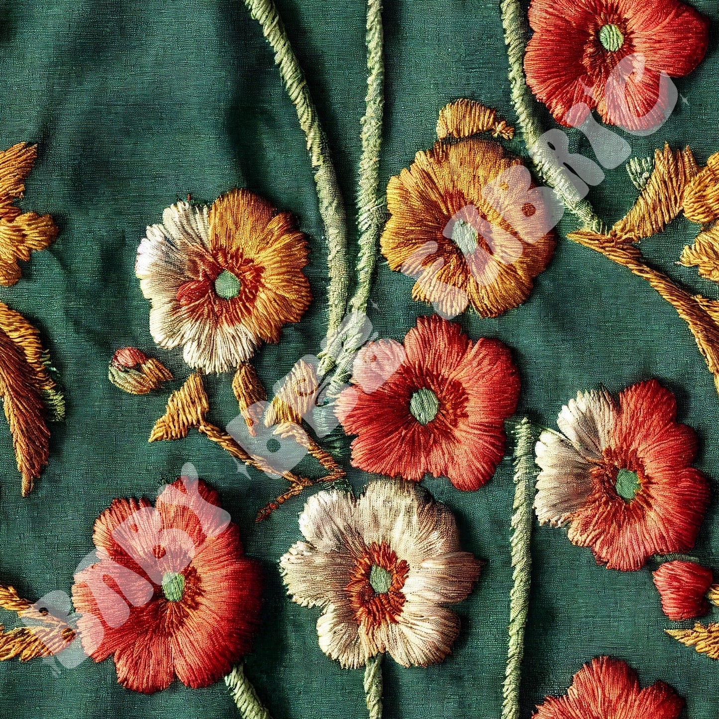 Pink Posie Embroidery
