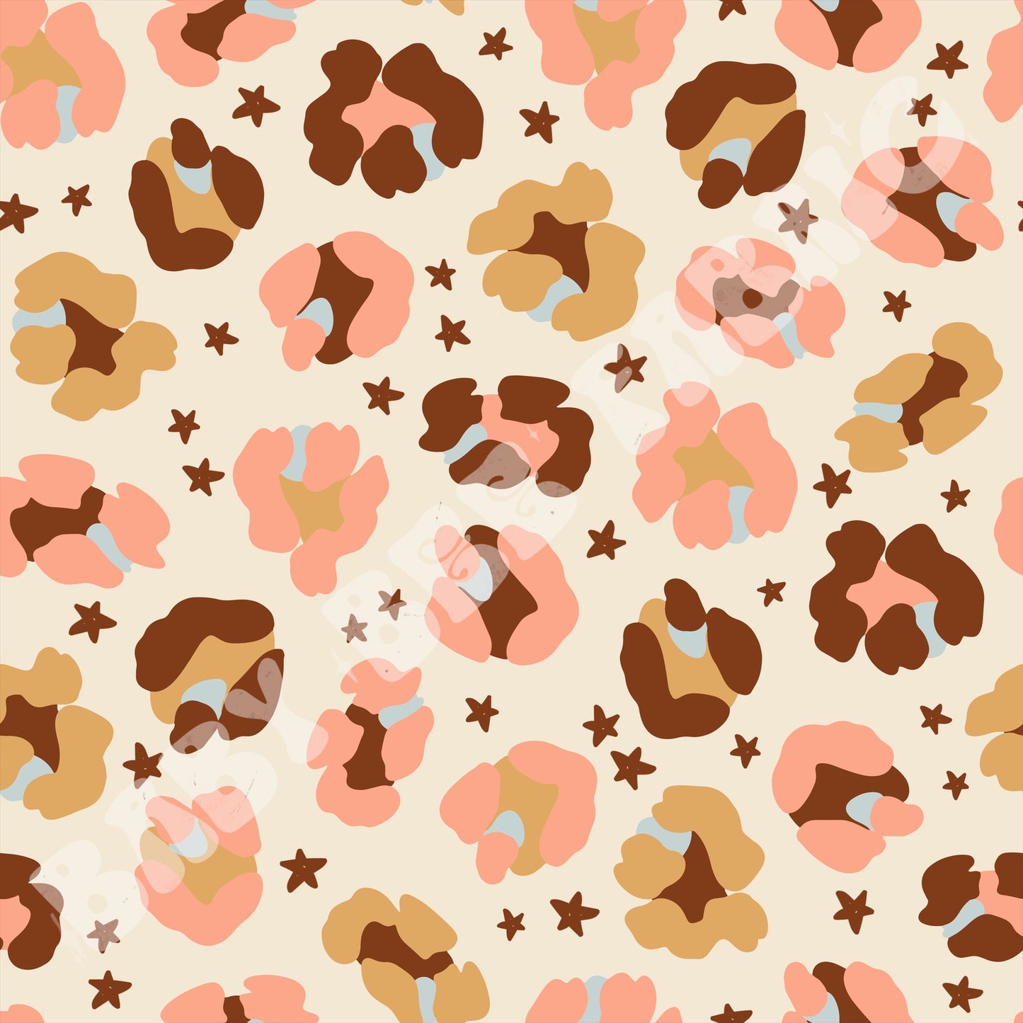 Neutral Leopard Peach