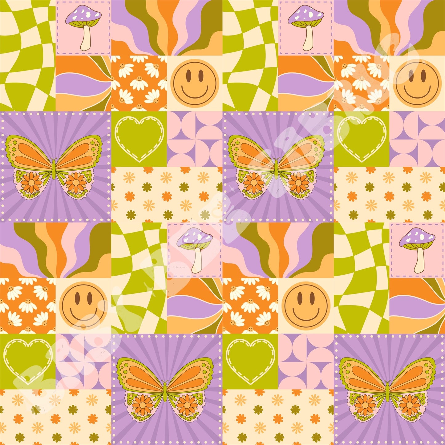 Groovy Butterfly Patchwork