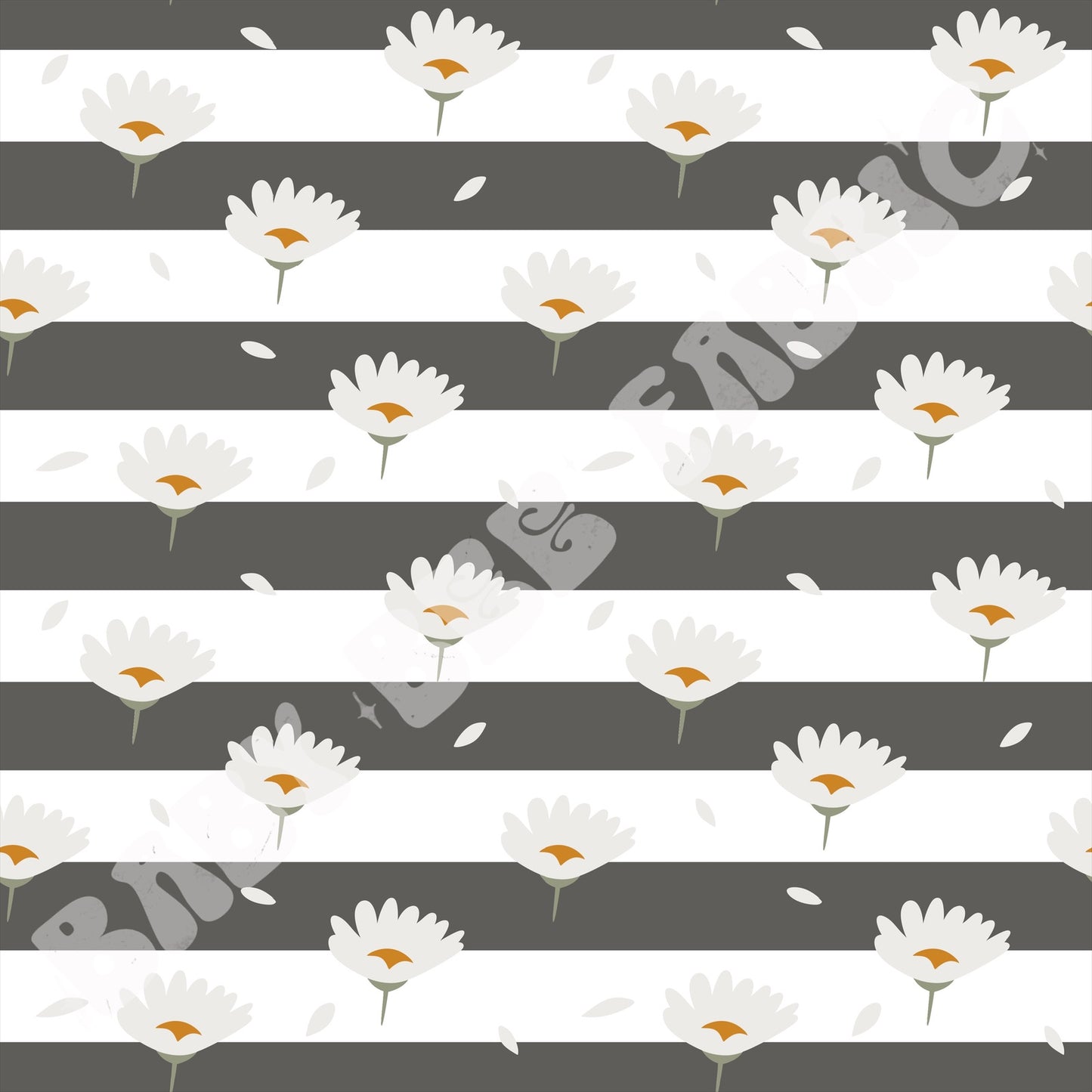 Daisy on Stripes